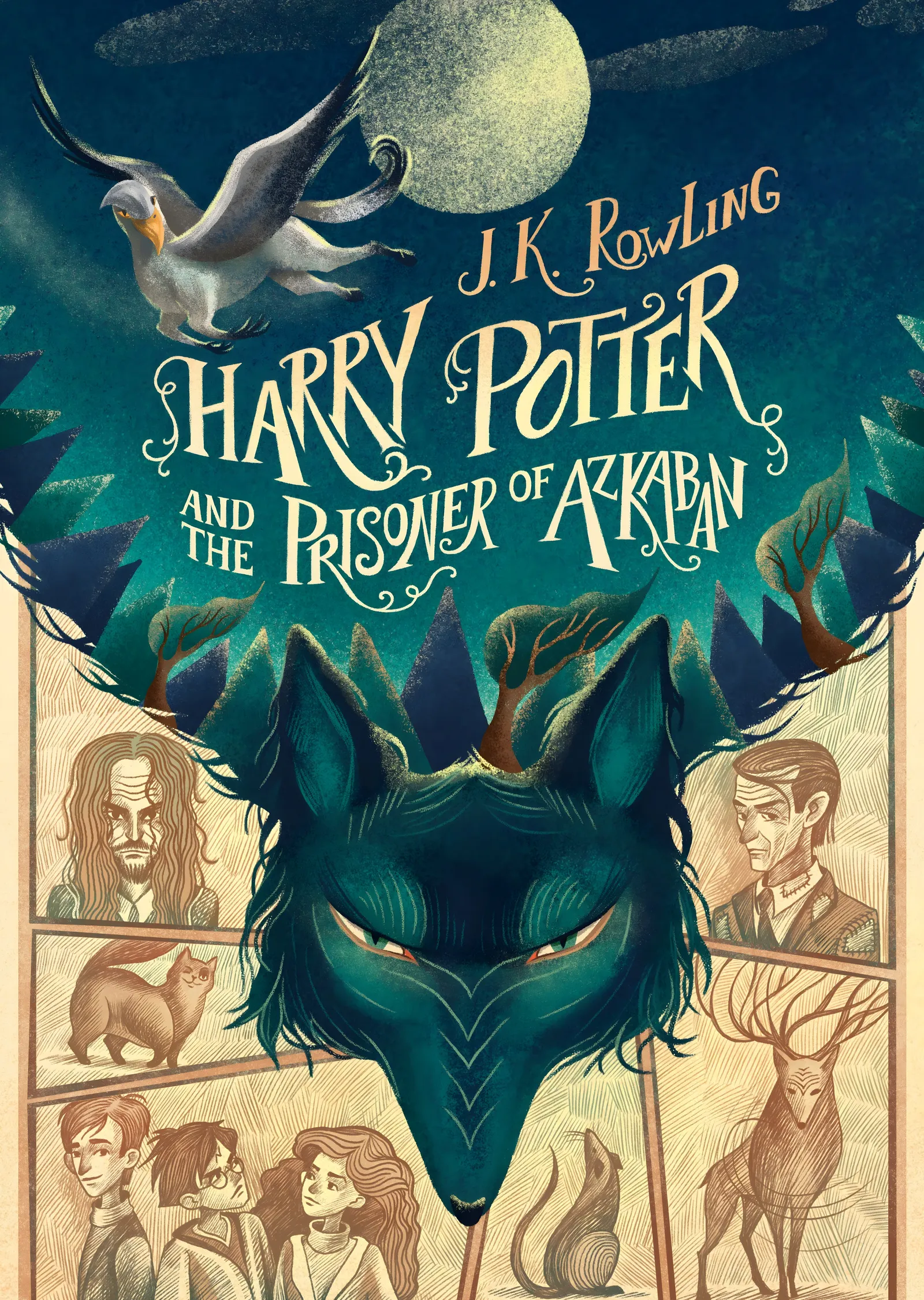 J.K. Rowling - Harry Potter ve Azkaban Tutsağı, Kurt Başı metal tablo