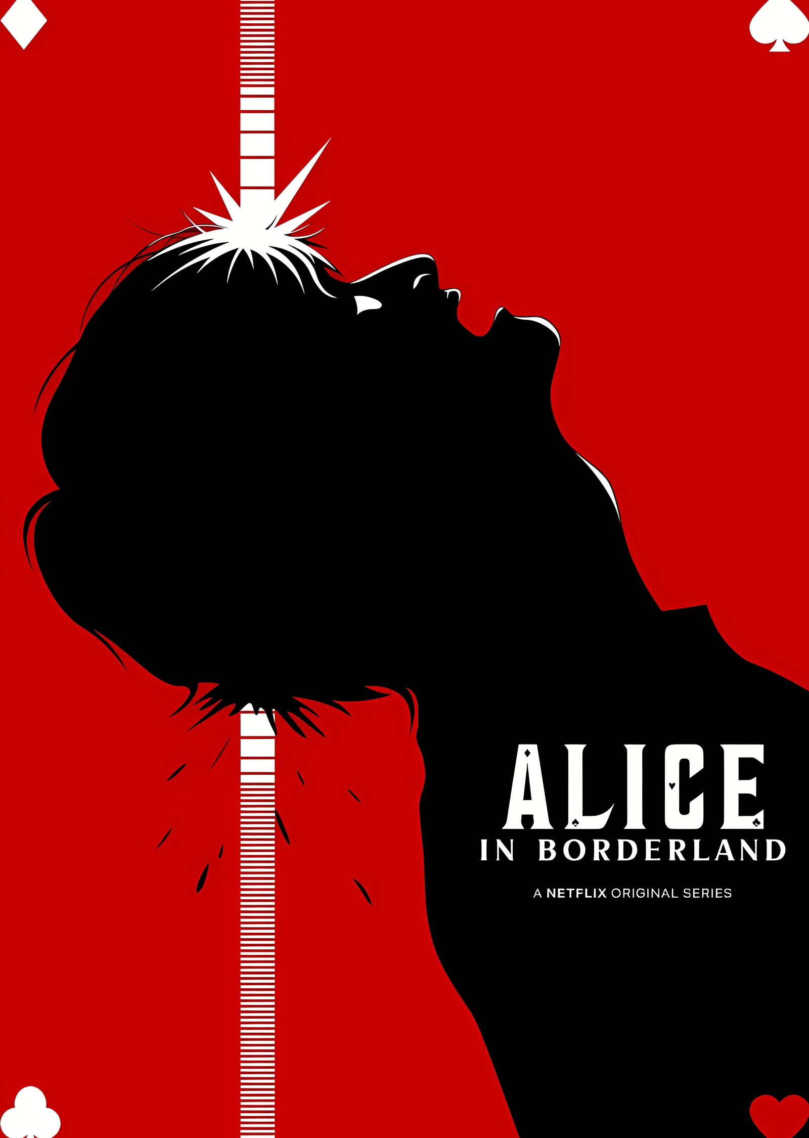 Alice in Borderland: Gizemli Siluet metal tablo