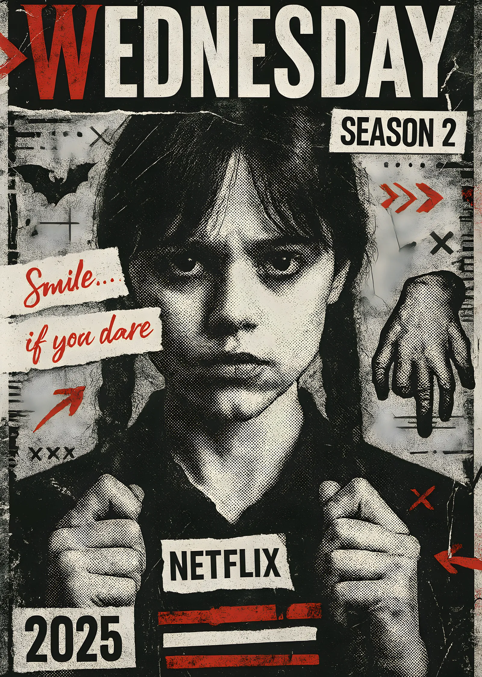 Wednesday: 2025'e Hazırlık metal tablo
