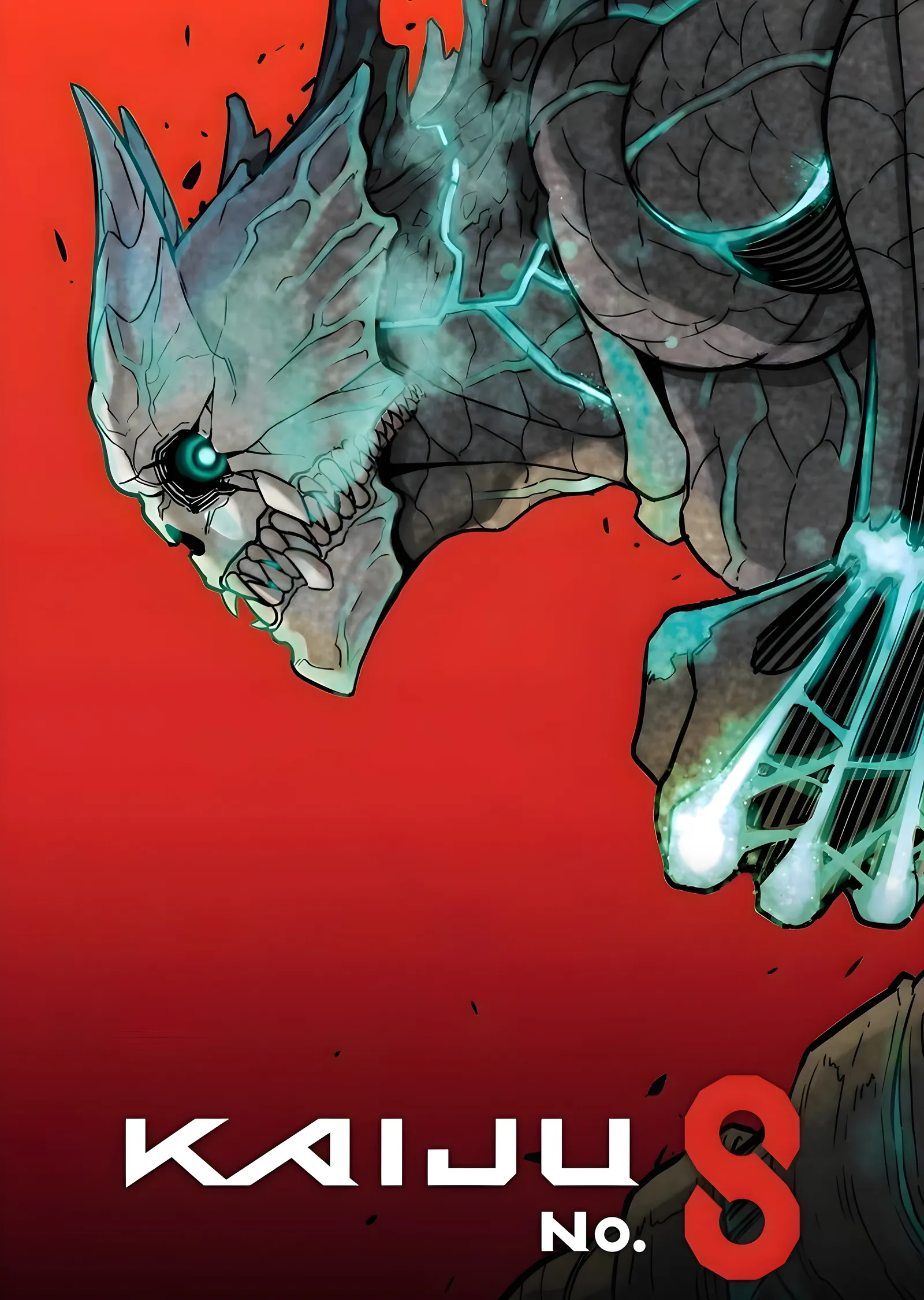 Kaiju No. 8: Demonik Canavar metal tablo