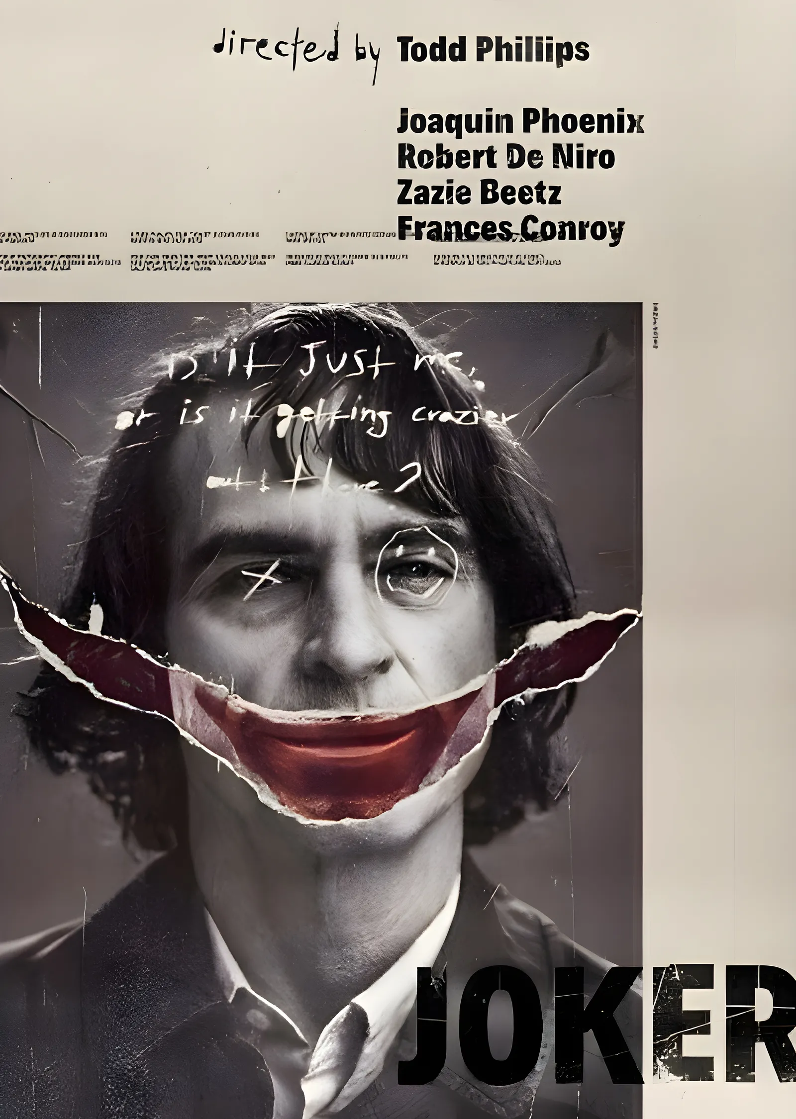 Joker: Kaosun Portresi metal tablo