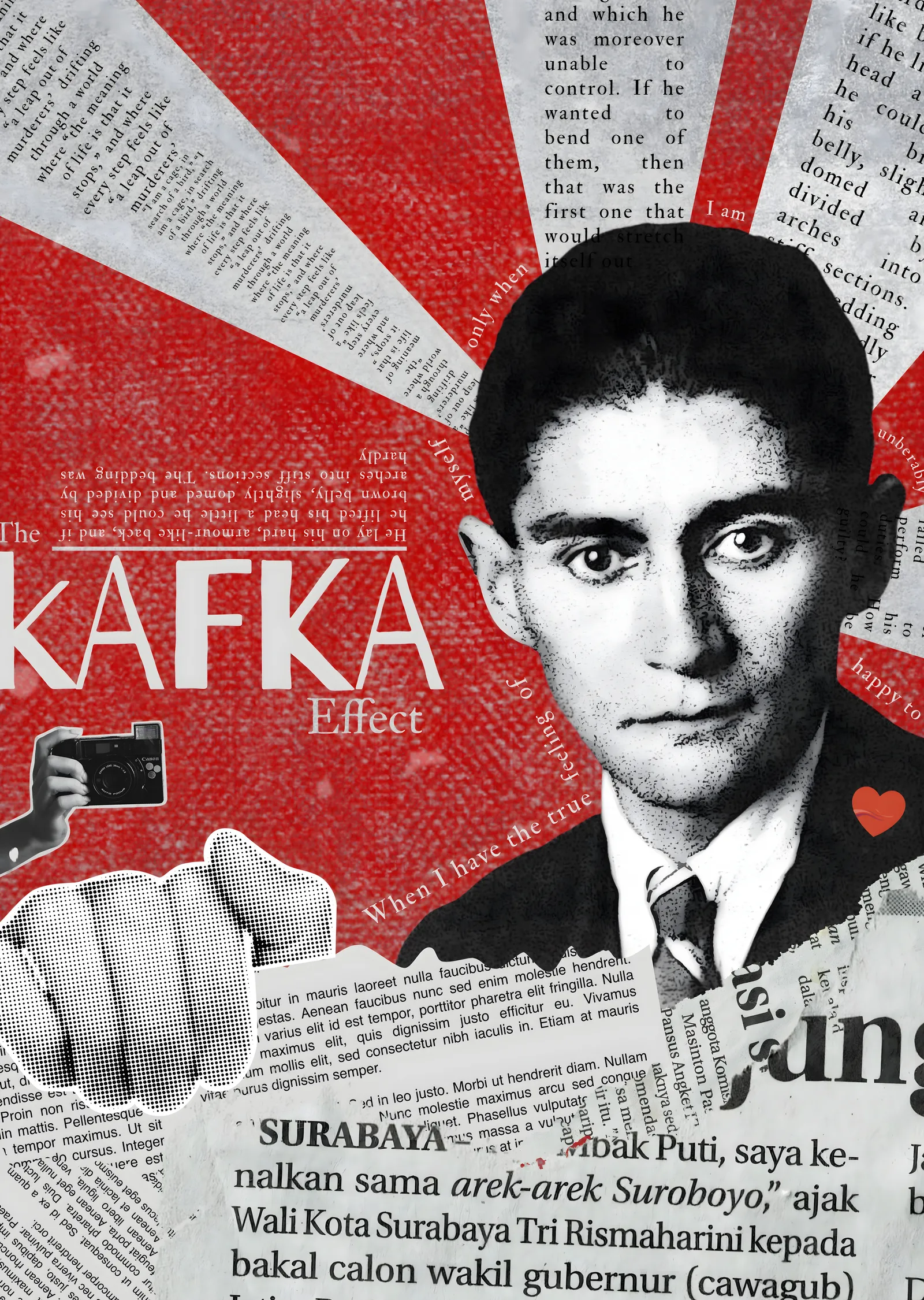 Kafka Etkisi metal tablo