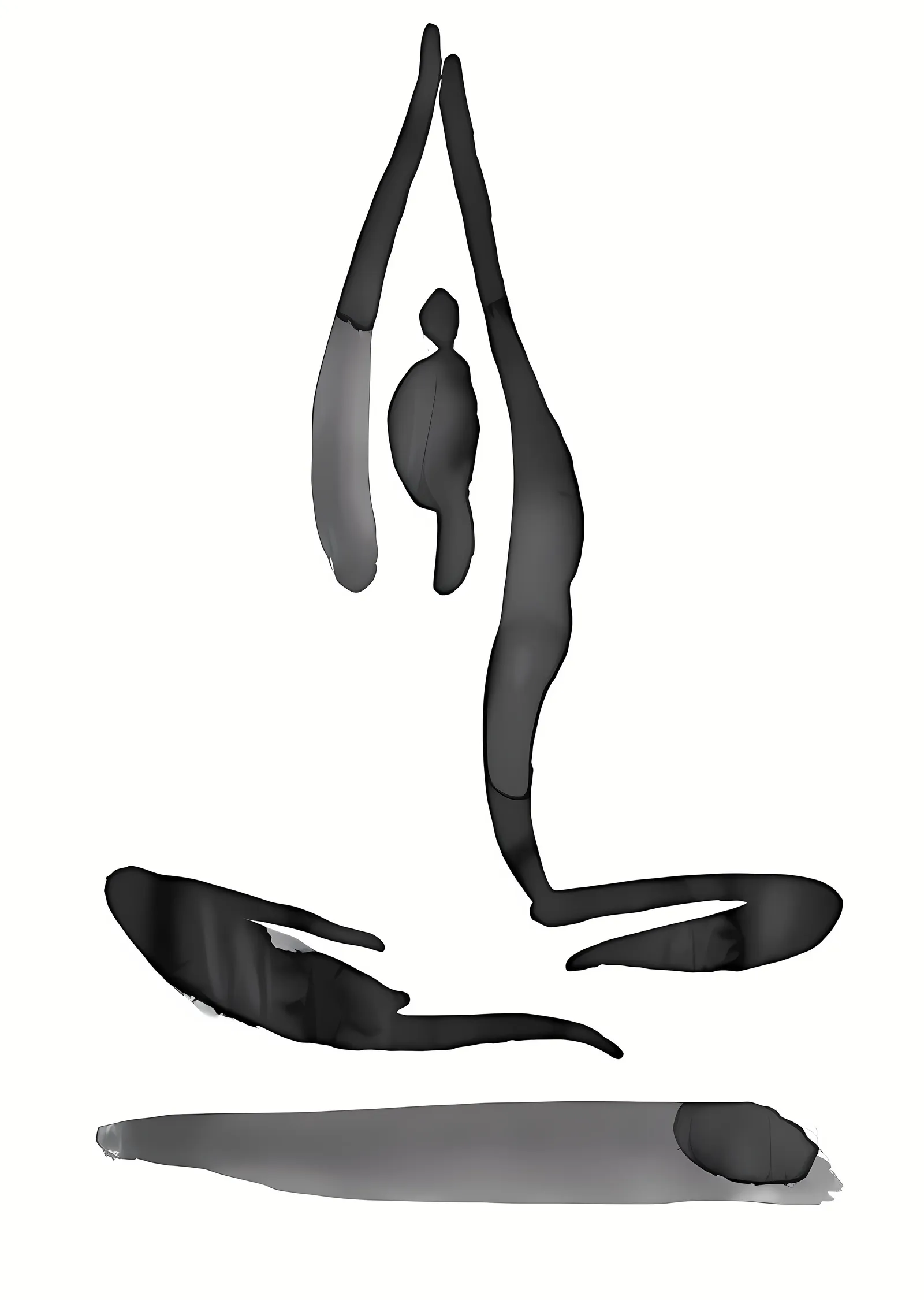 Yoga Pozu metal tablo