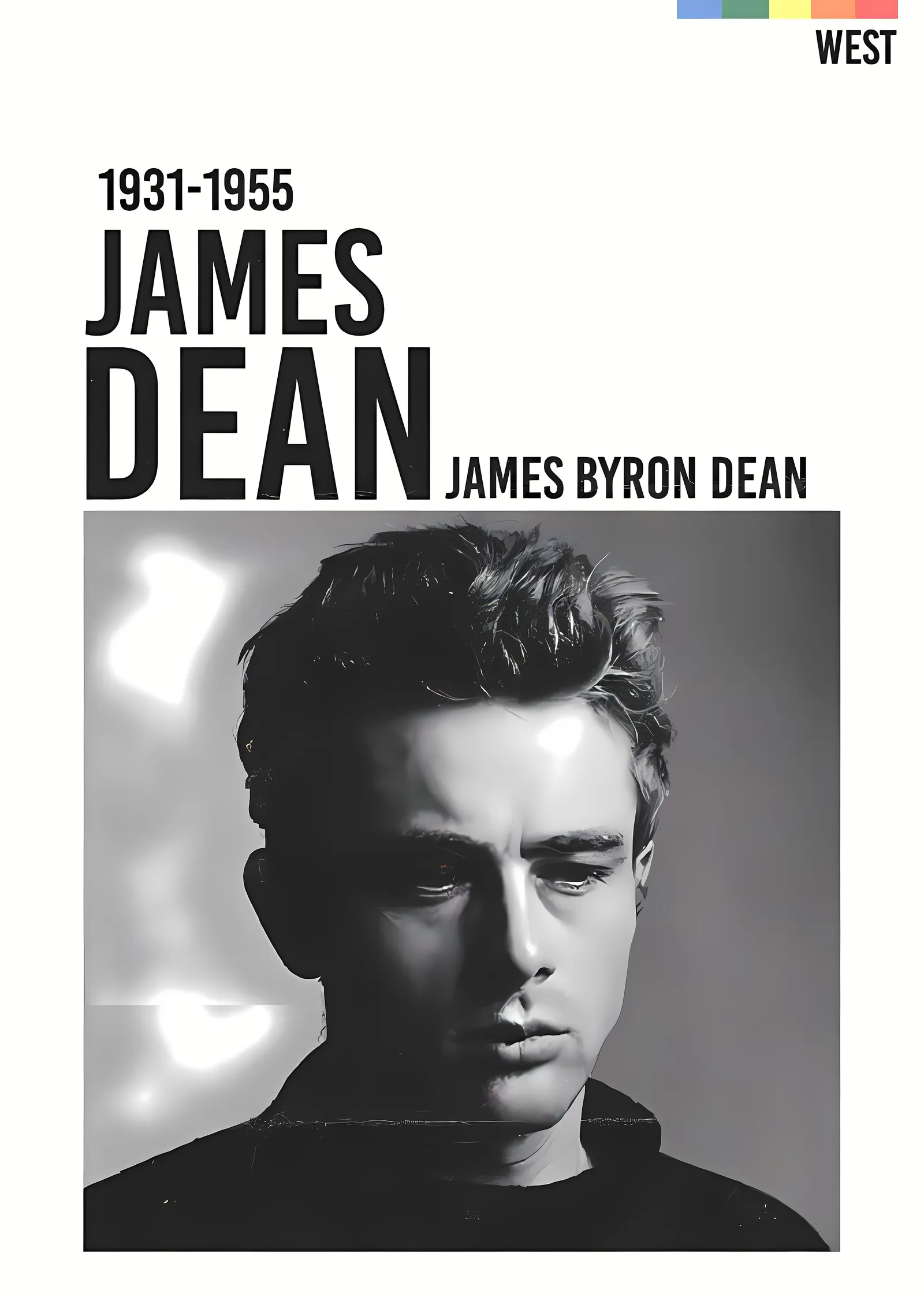 James Dean: İsyanın İkonu metal tablo