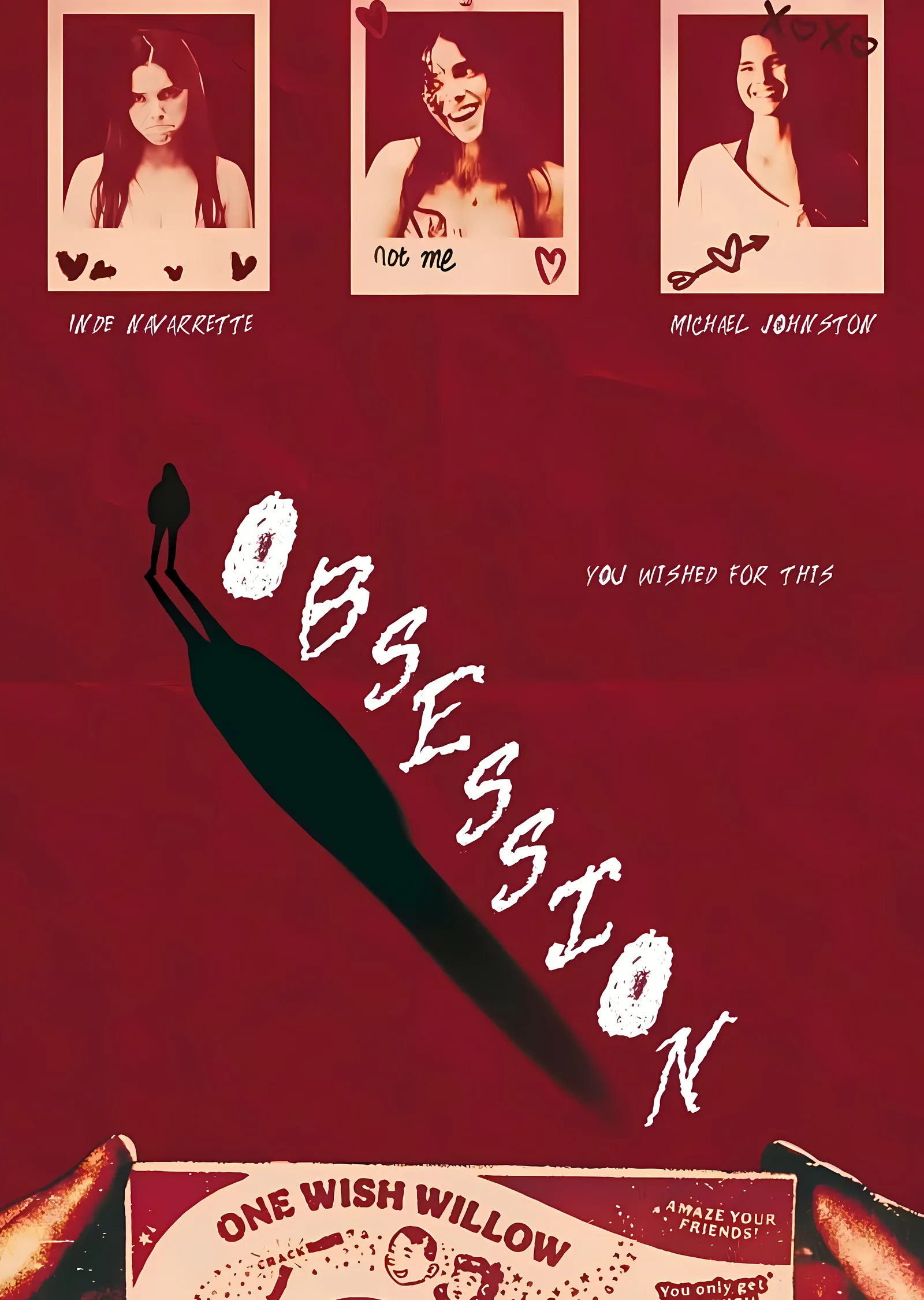 Obsession: Kırmızı-Siyah Afiş metal tablo