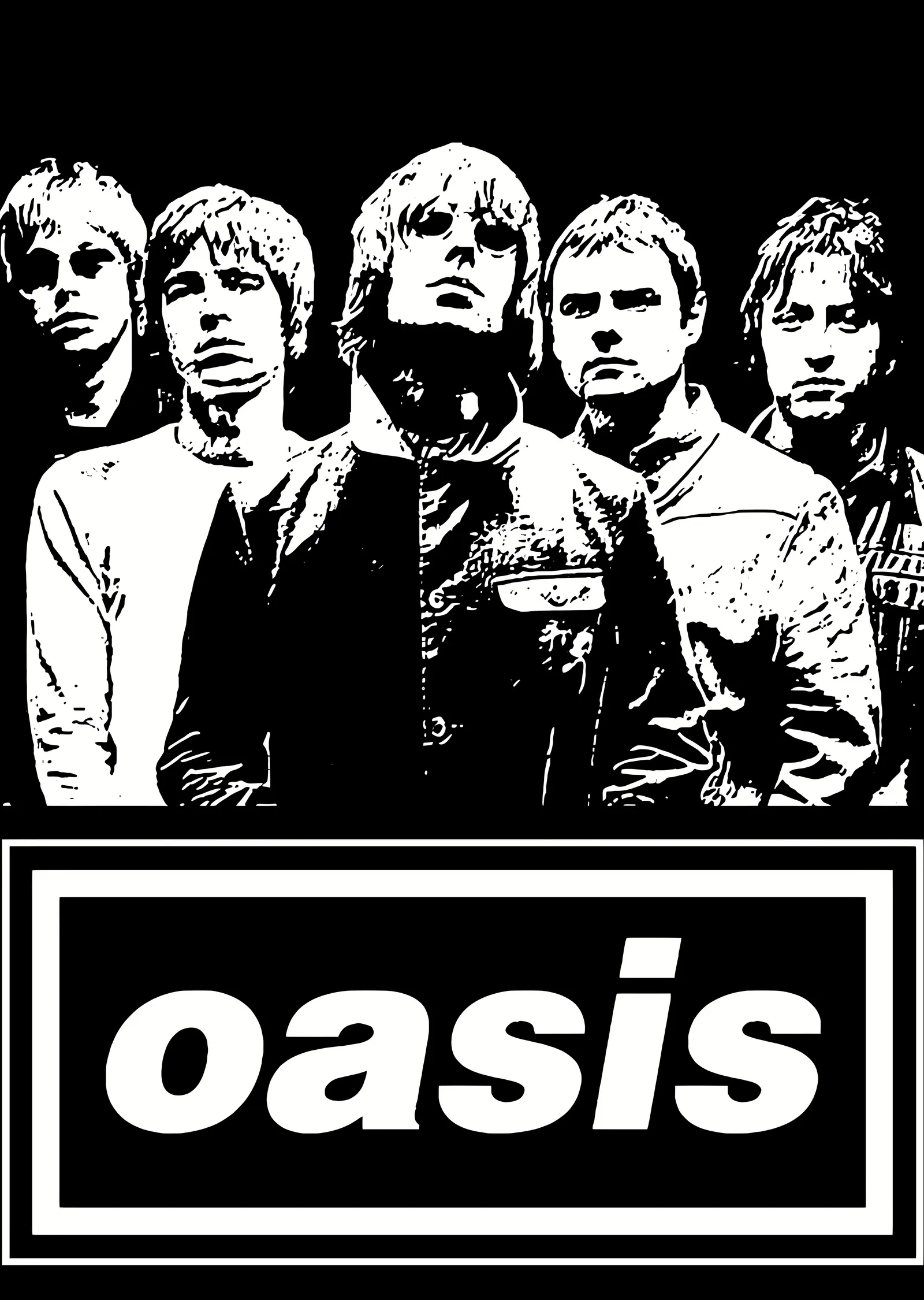 Oasis metal tablo