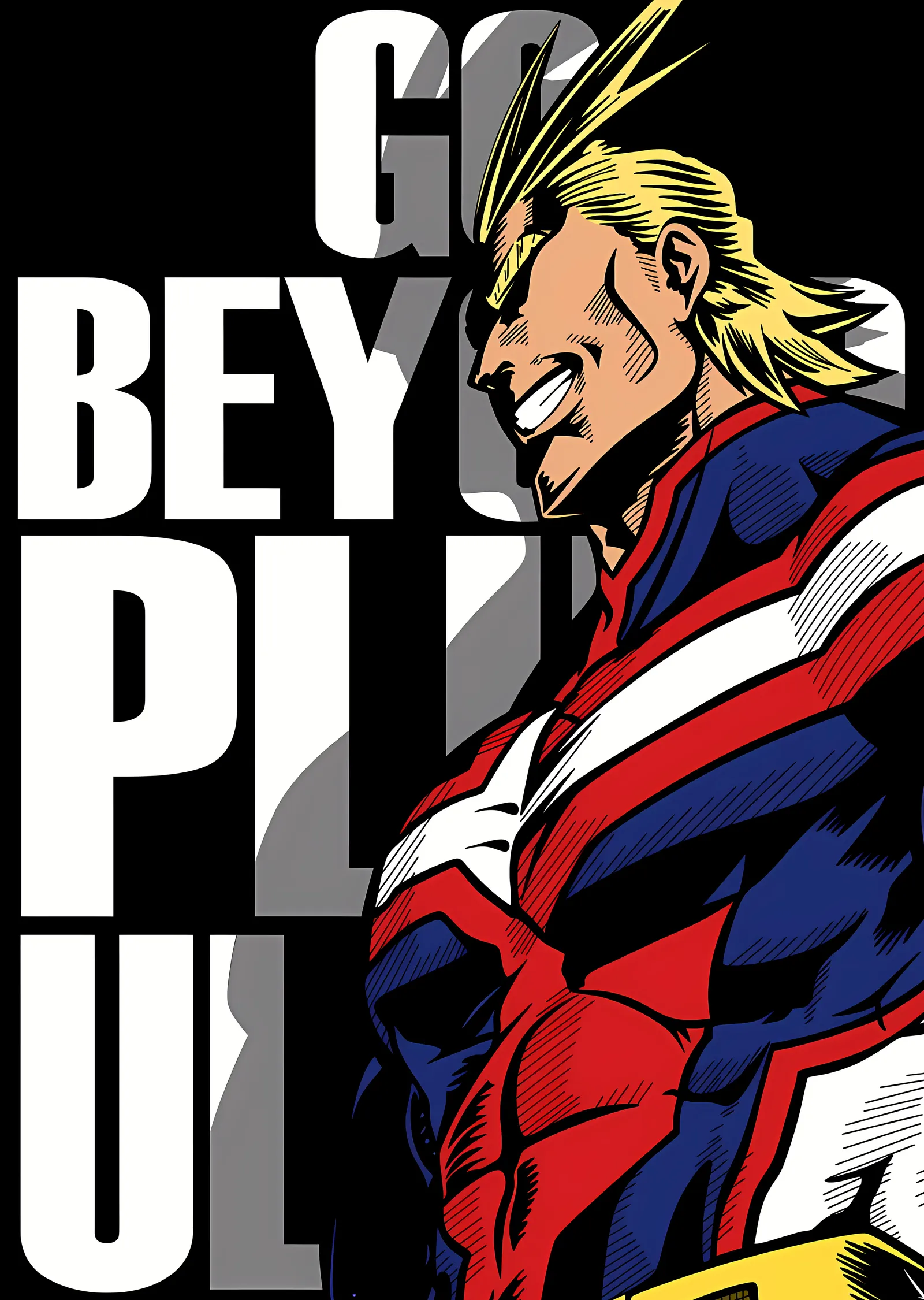 All Might: Boku no Hero Academia metal tablo