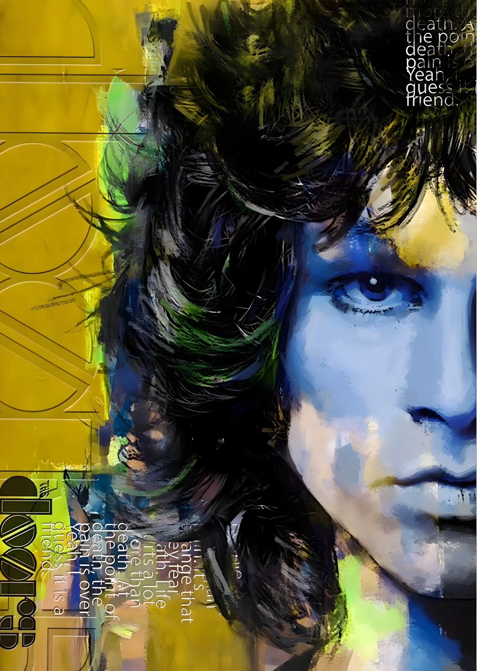 Jim Morrison: The Doors metal tablo