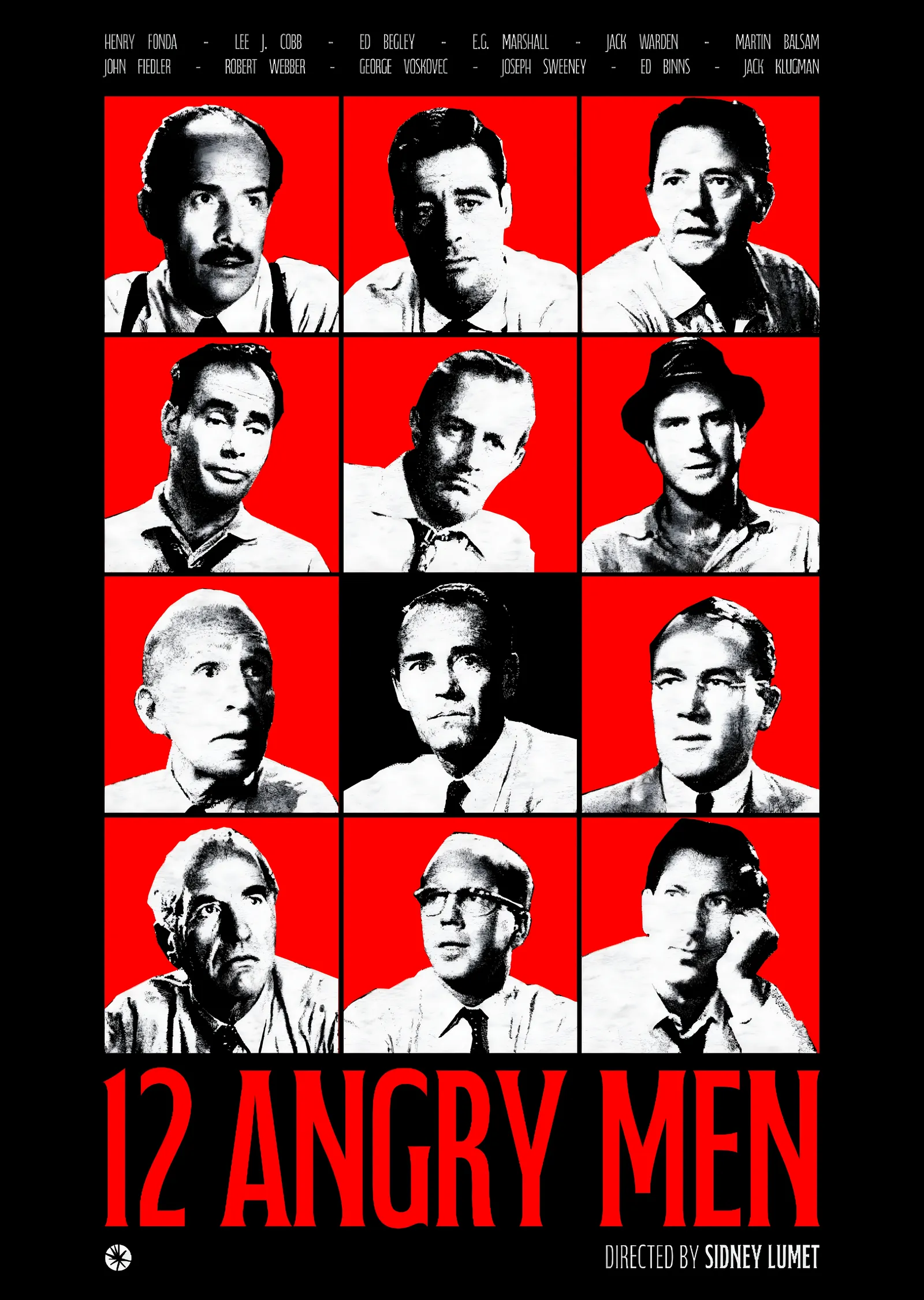 12 Angry Men: İkonik Jüri metal tablo