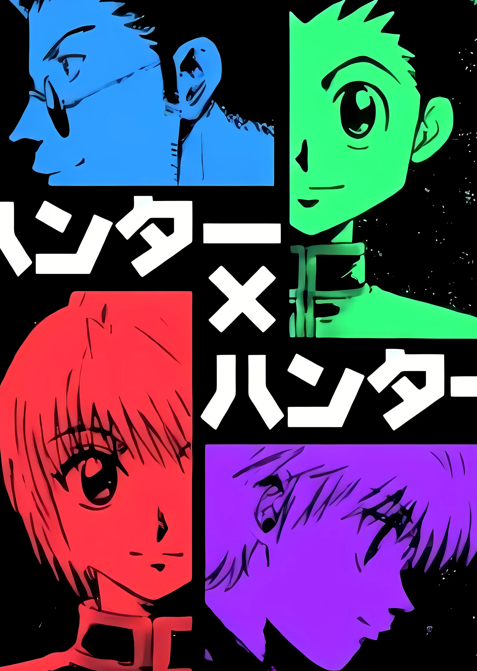 Hunter x Hunter Karakterleri metal tablo