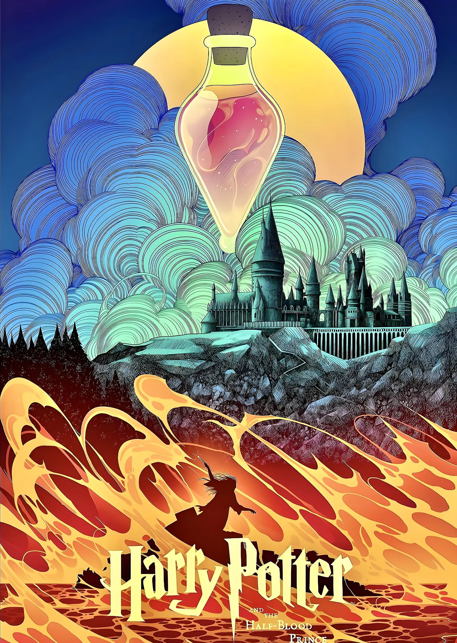 Harry Potter ve Melez Prens: Hogwarts'ın Gizemi metal tablo