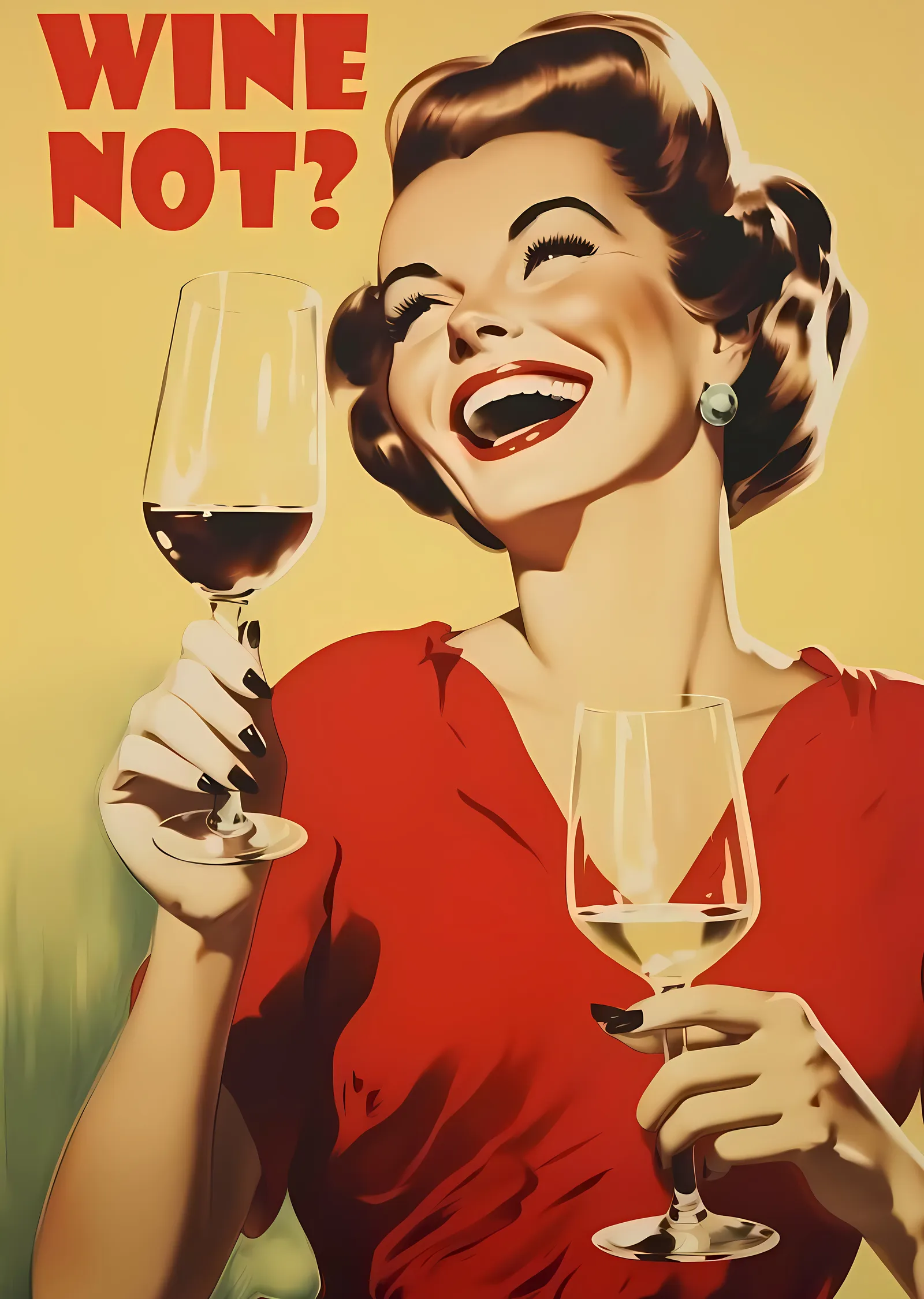 Wine Not? metal tablo