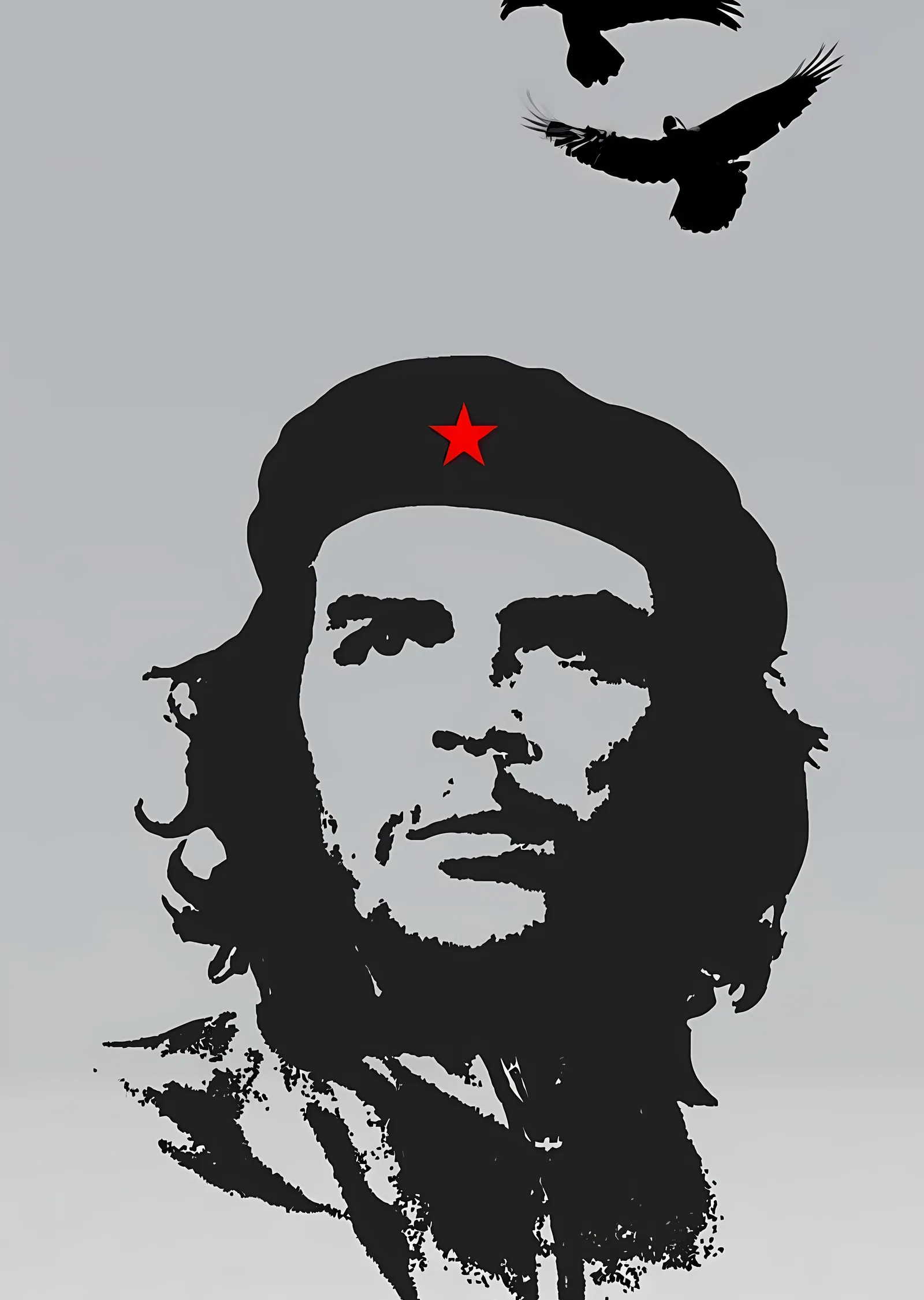 Che Guevara Portresi metal tablo