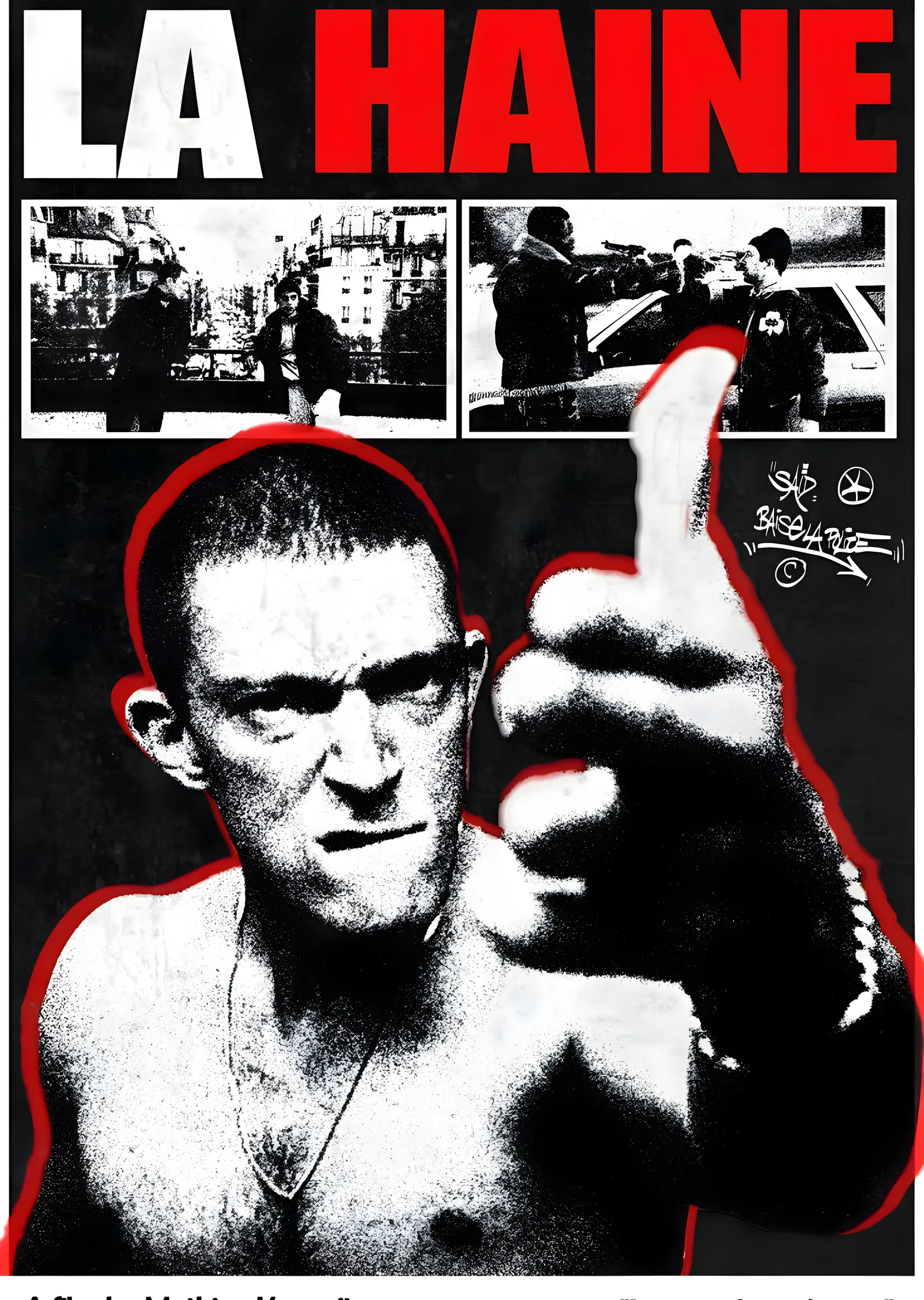 La Haine: Nefret metal tablo