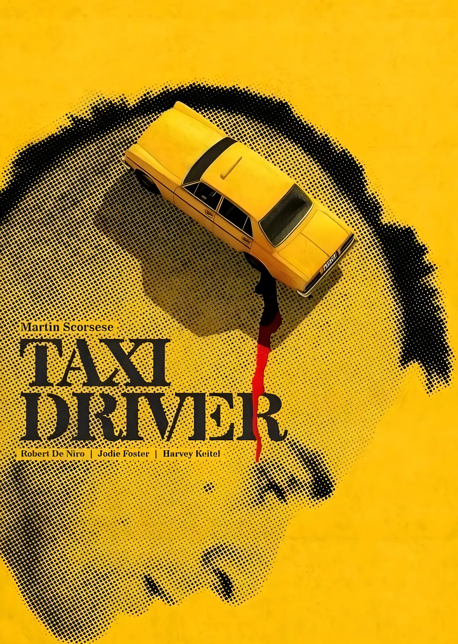 Taxi Driver metal tablo