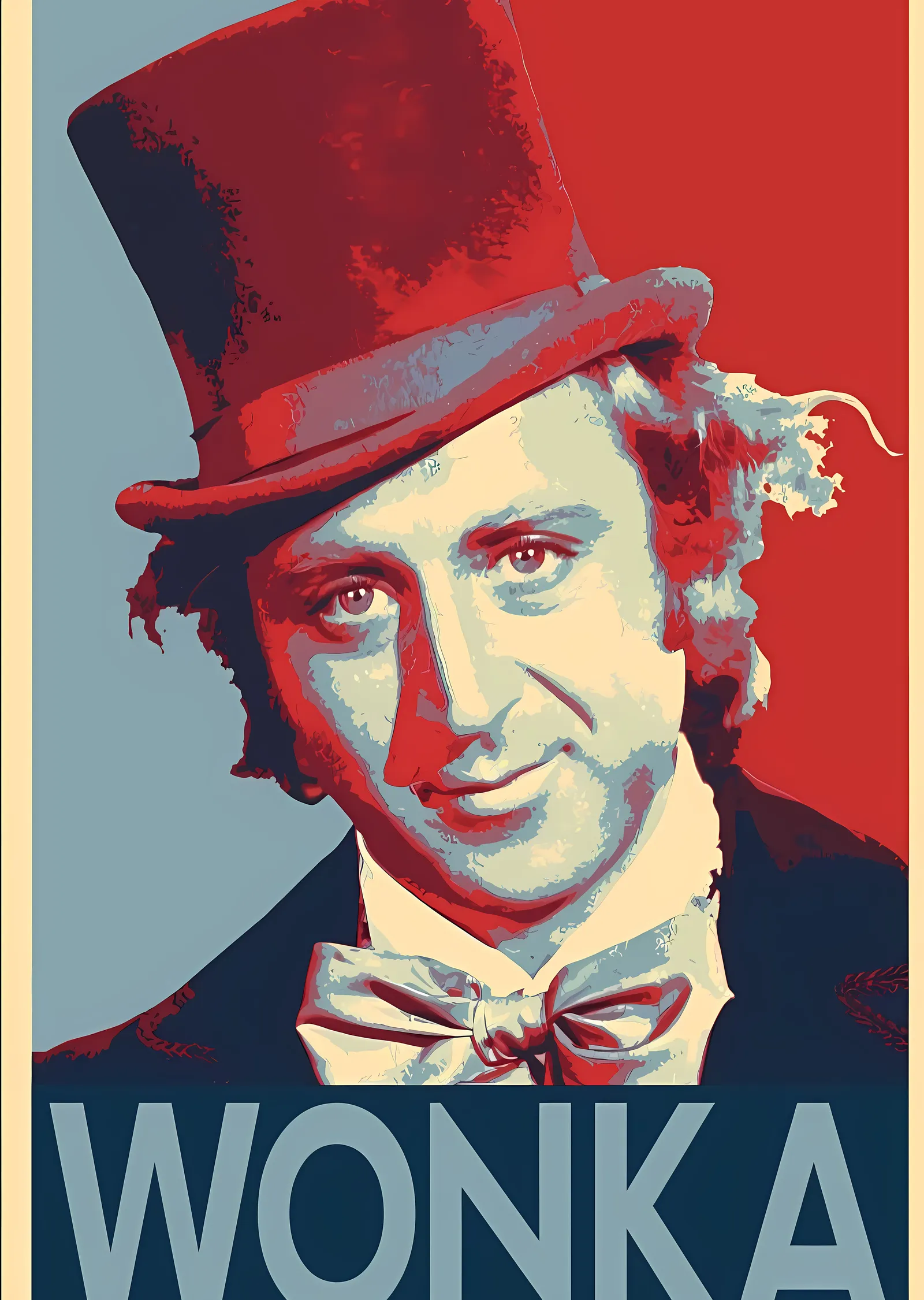 Willy Wonka: Çikolata Fabrikası'nın Sahibi metal tablo