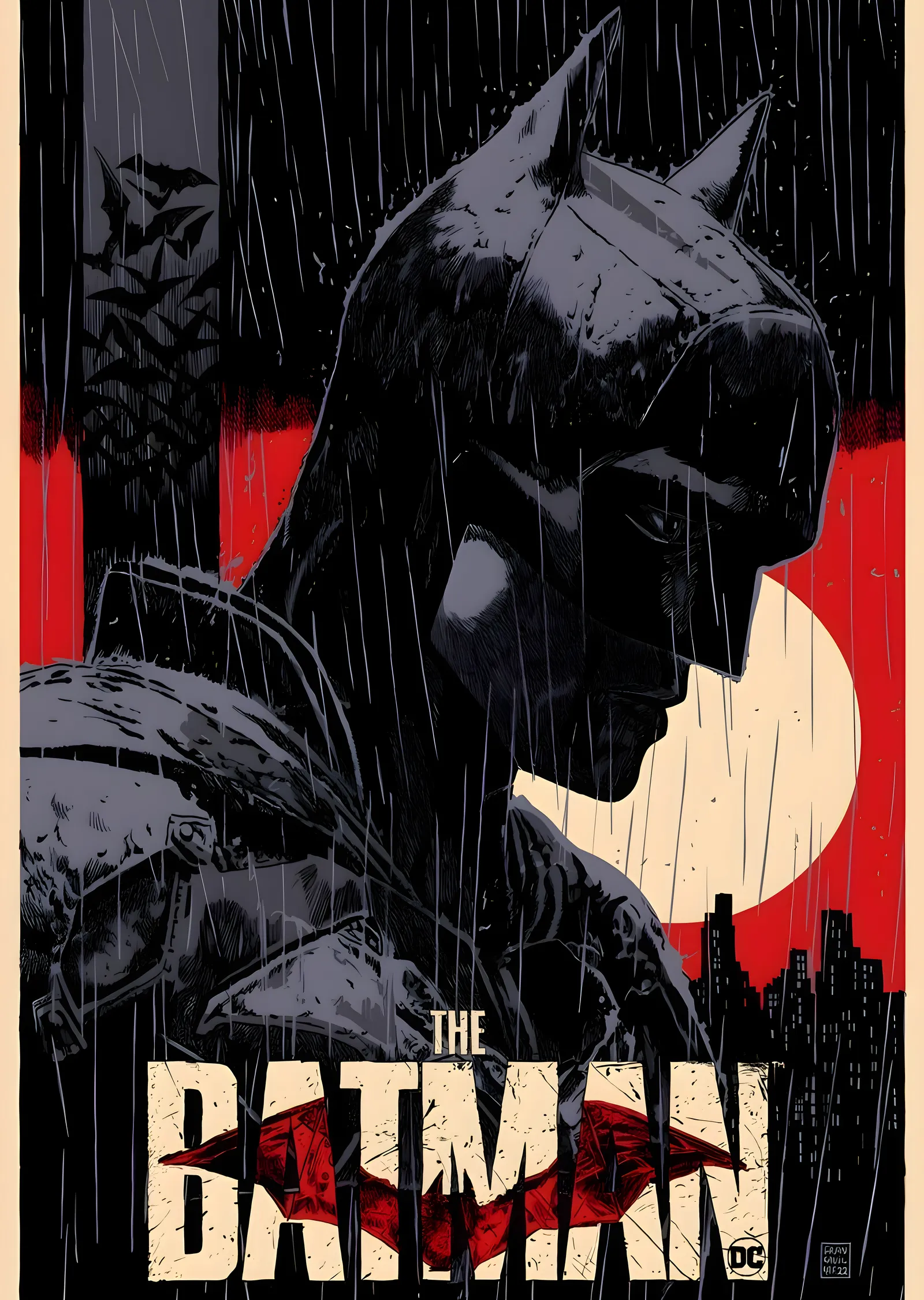The Batman: Kara Şövalye metal tablo