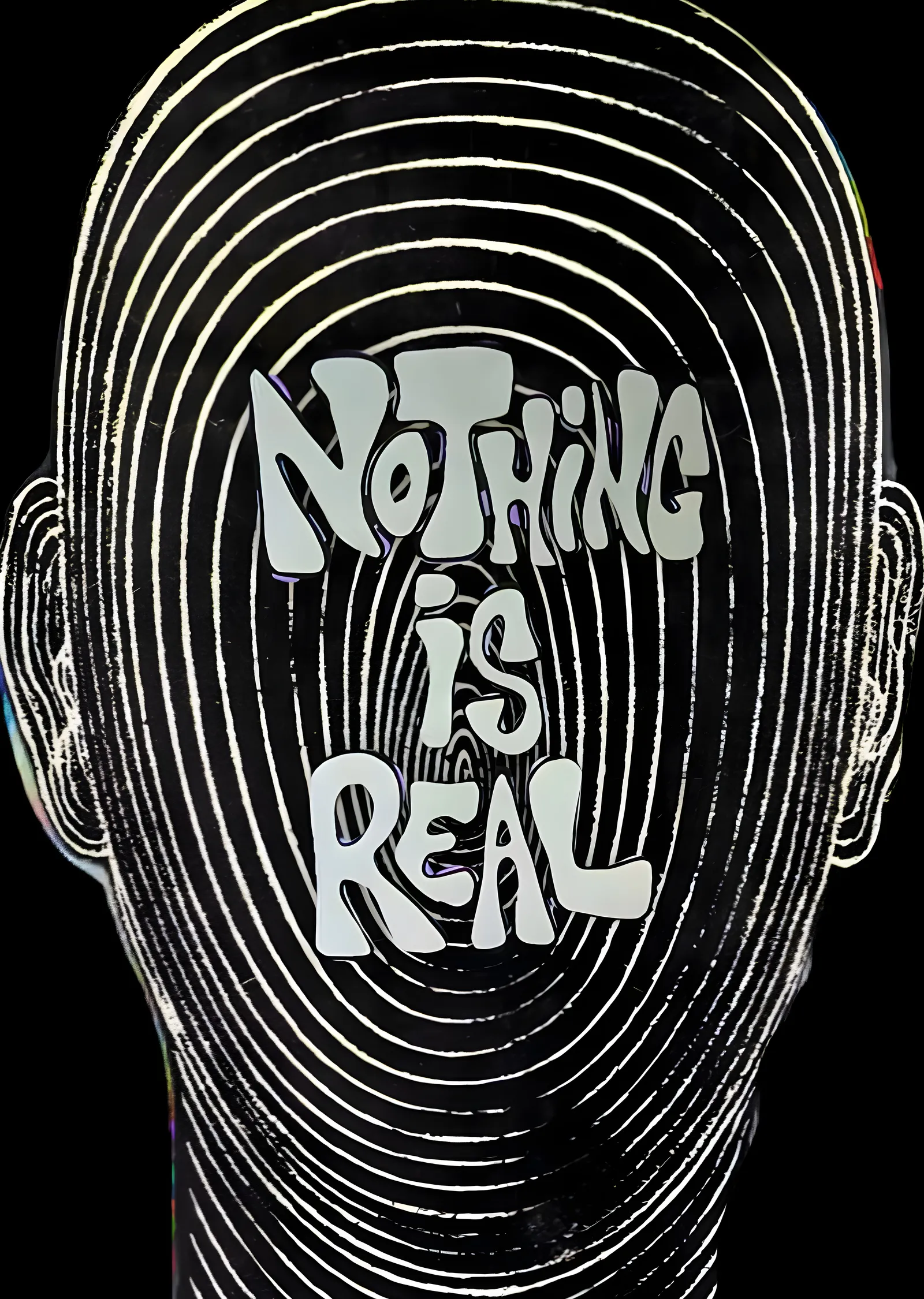 Nothing is Real metal tablo