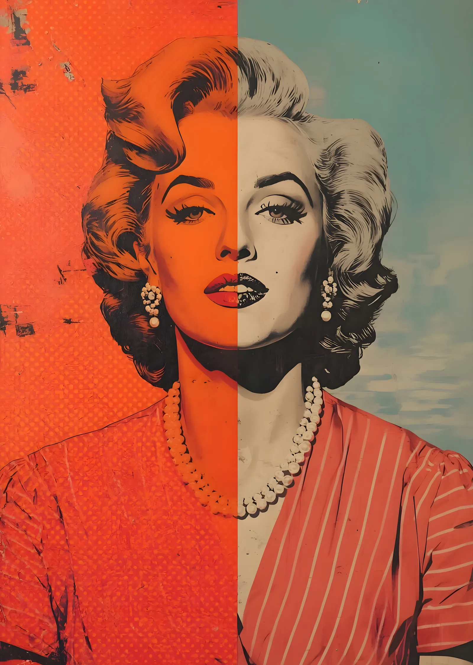 Marilyn Monroe: Pop Art İkonu metal tablo