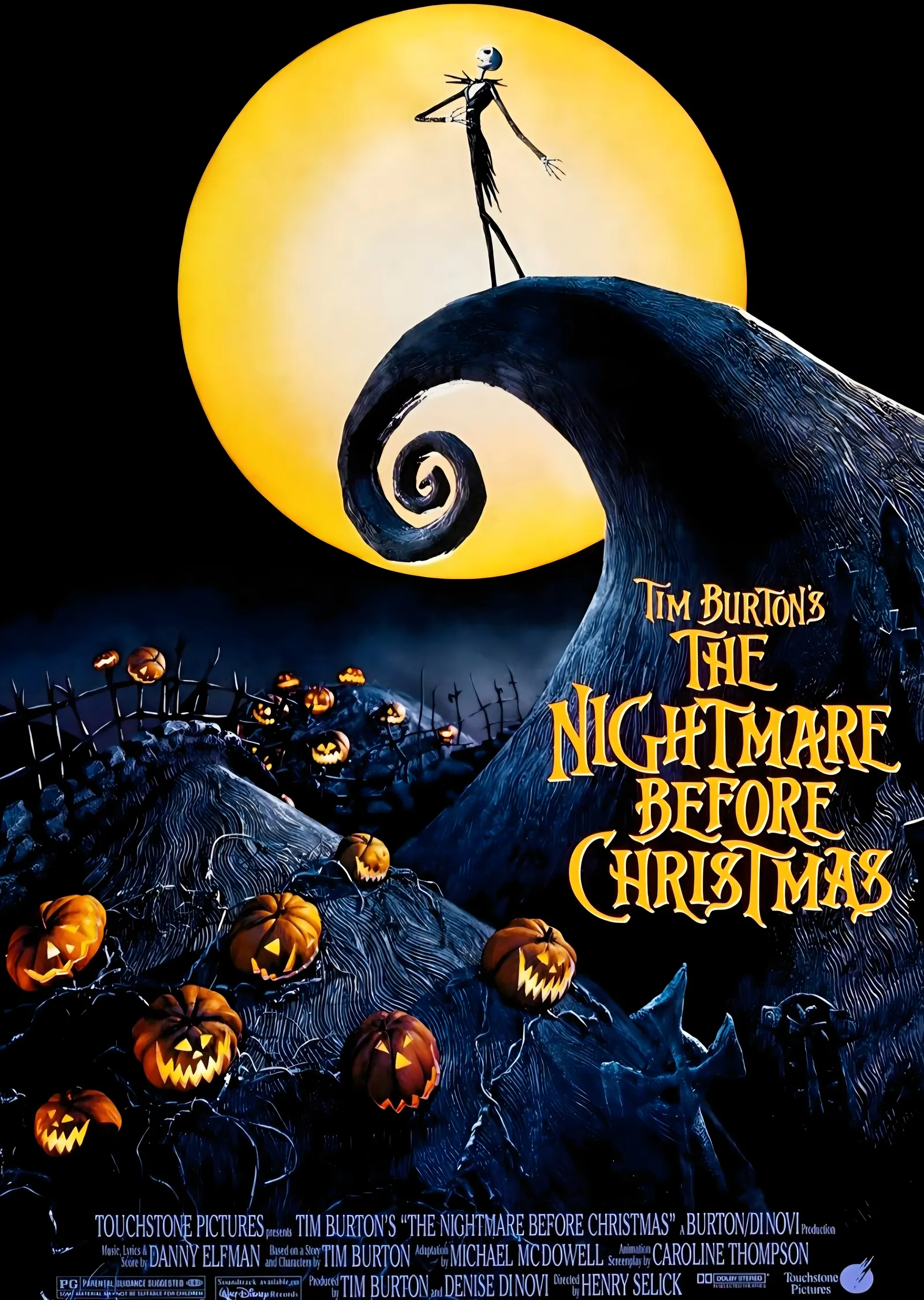 The Nightmare Before Christmas - Cadılar Bayramı ve Noel metal tablo