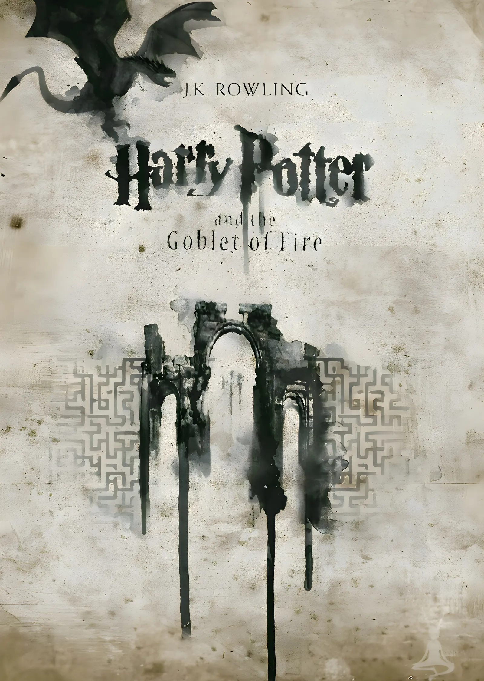 J.K. Rowling - Harry Potter and the Goblet of Fire Su metal tablo