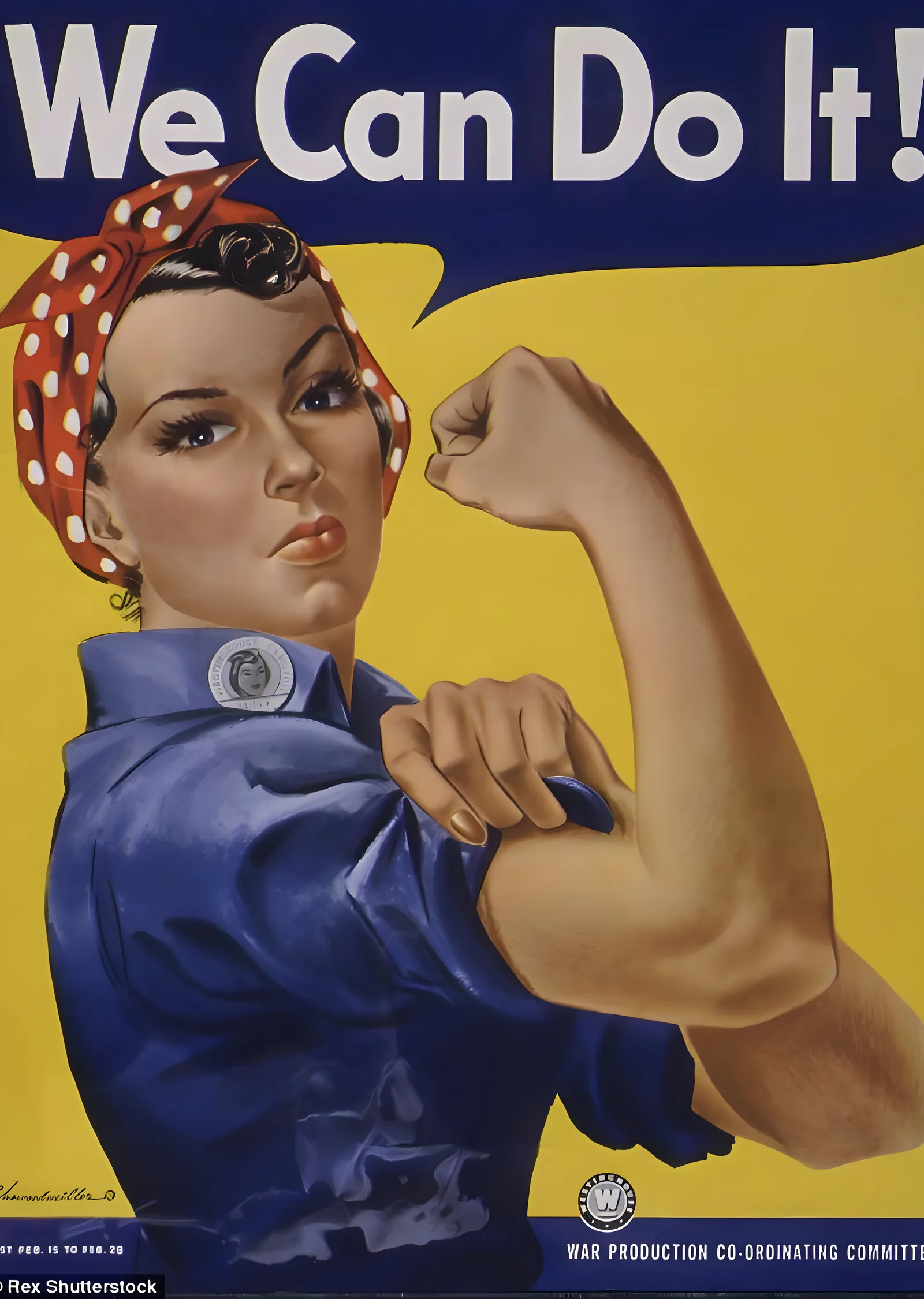 We Can Do It! metal tablo