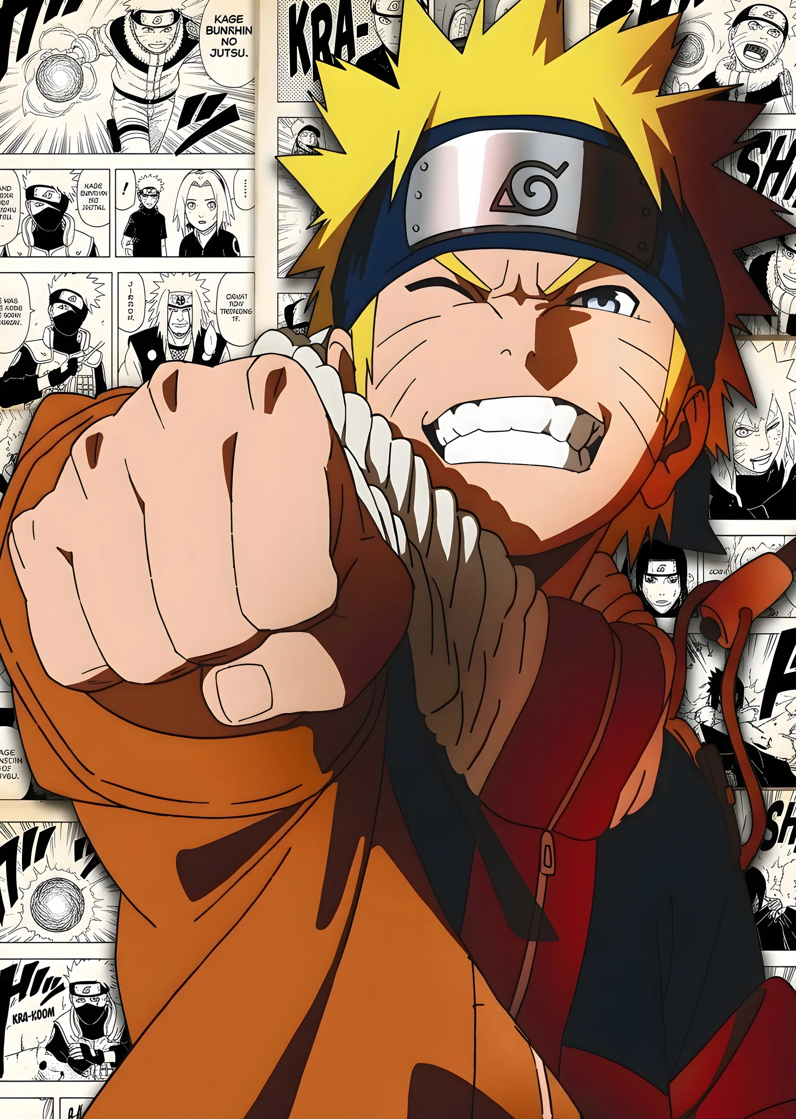 Naruto Uzumaki: Part II Stili metal tablo