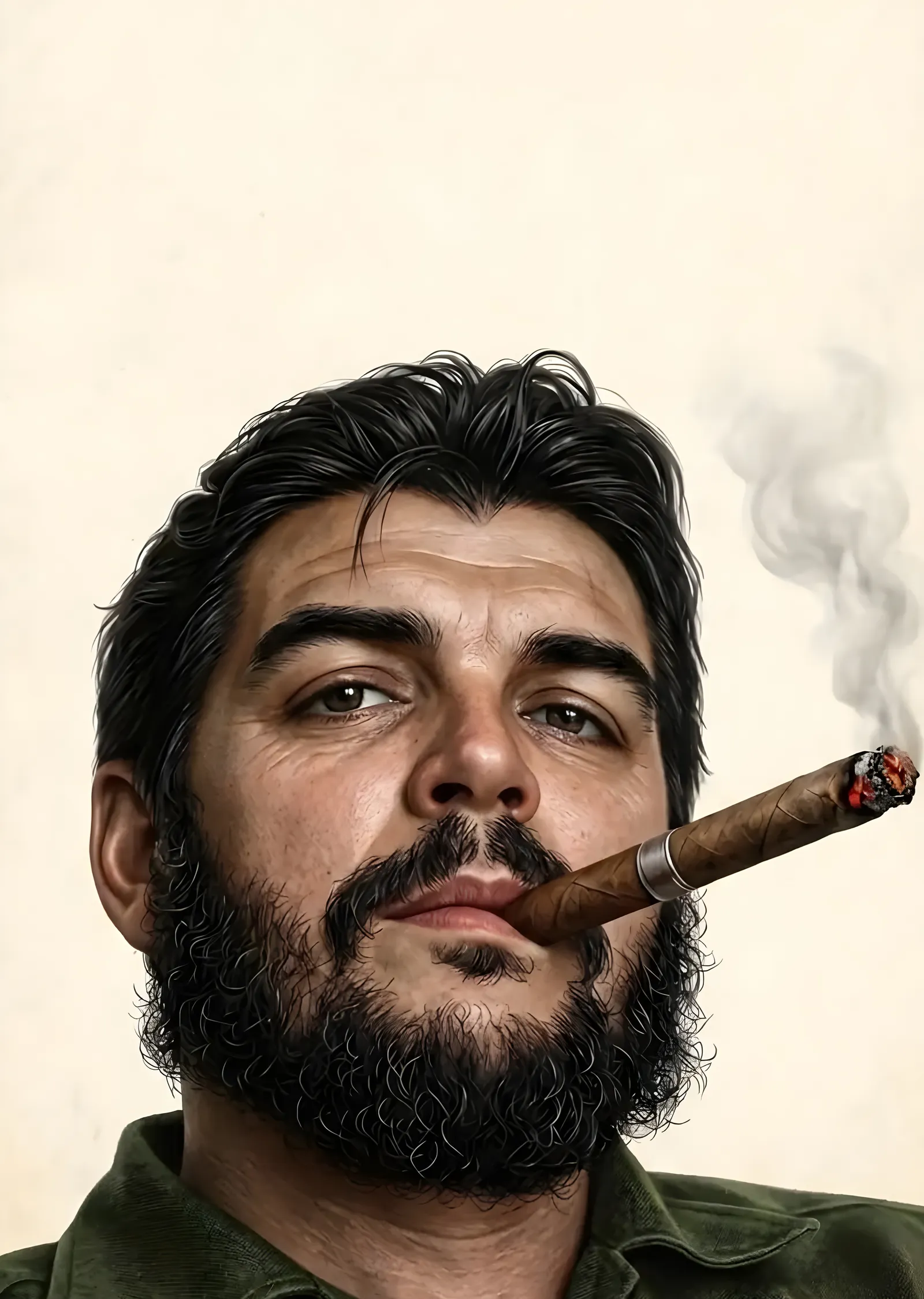 Che Guevara: Purolu Portre metal tablo