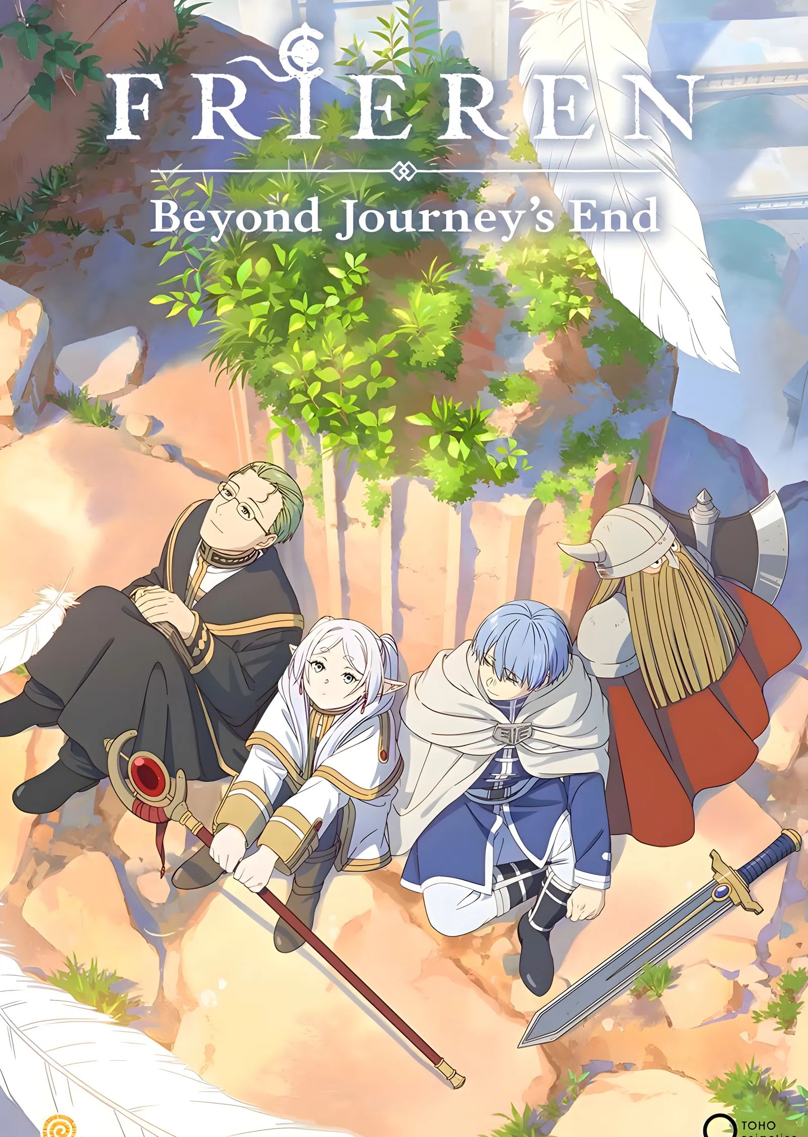 Frieren: Beyond Journey's End - Anime Karakterleri metal tablo