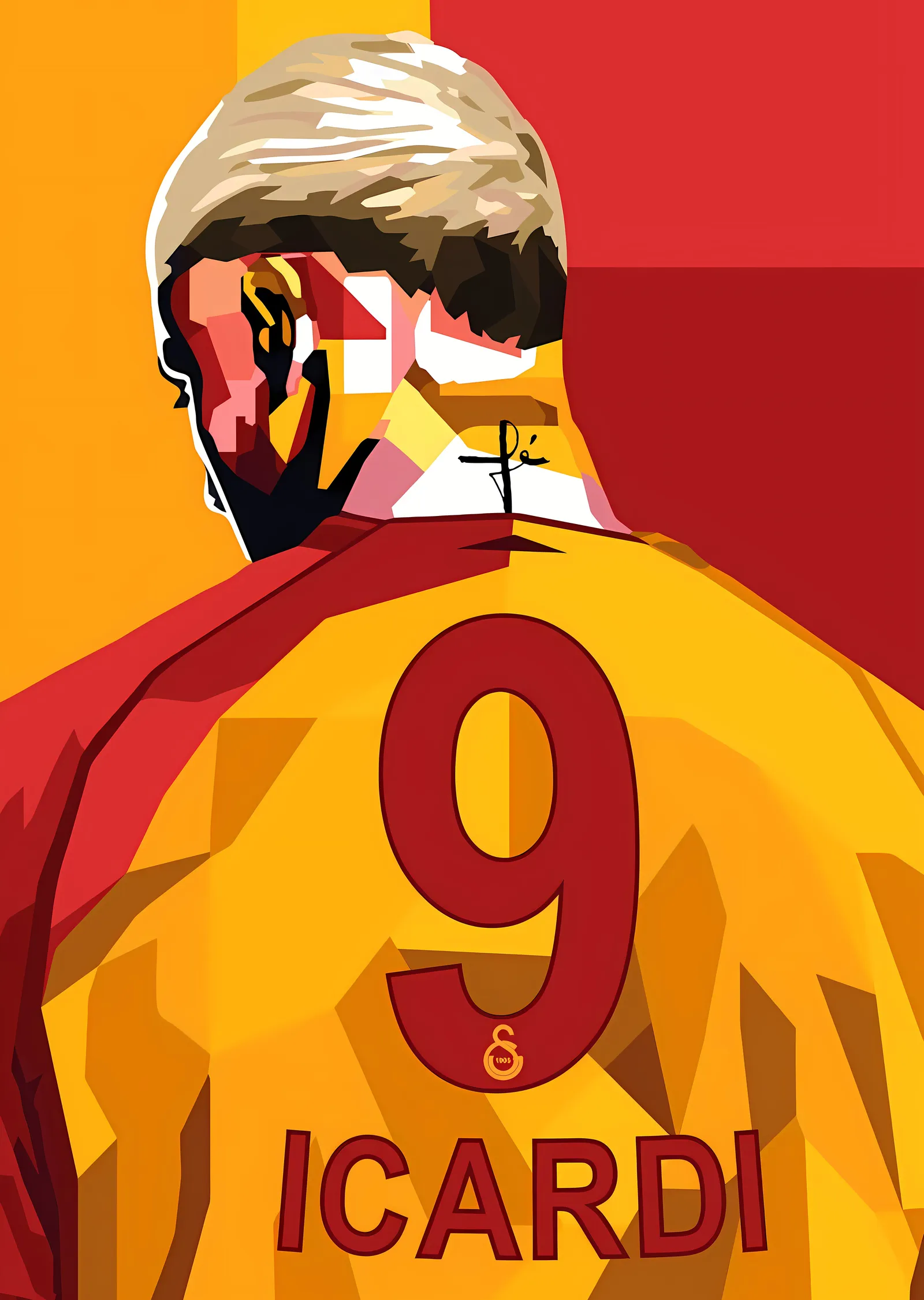 Mauro Icardi: Galatasaray metal tablo