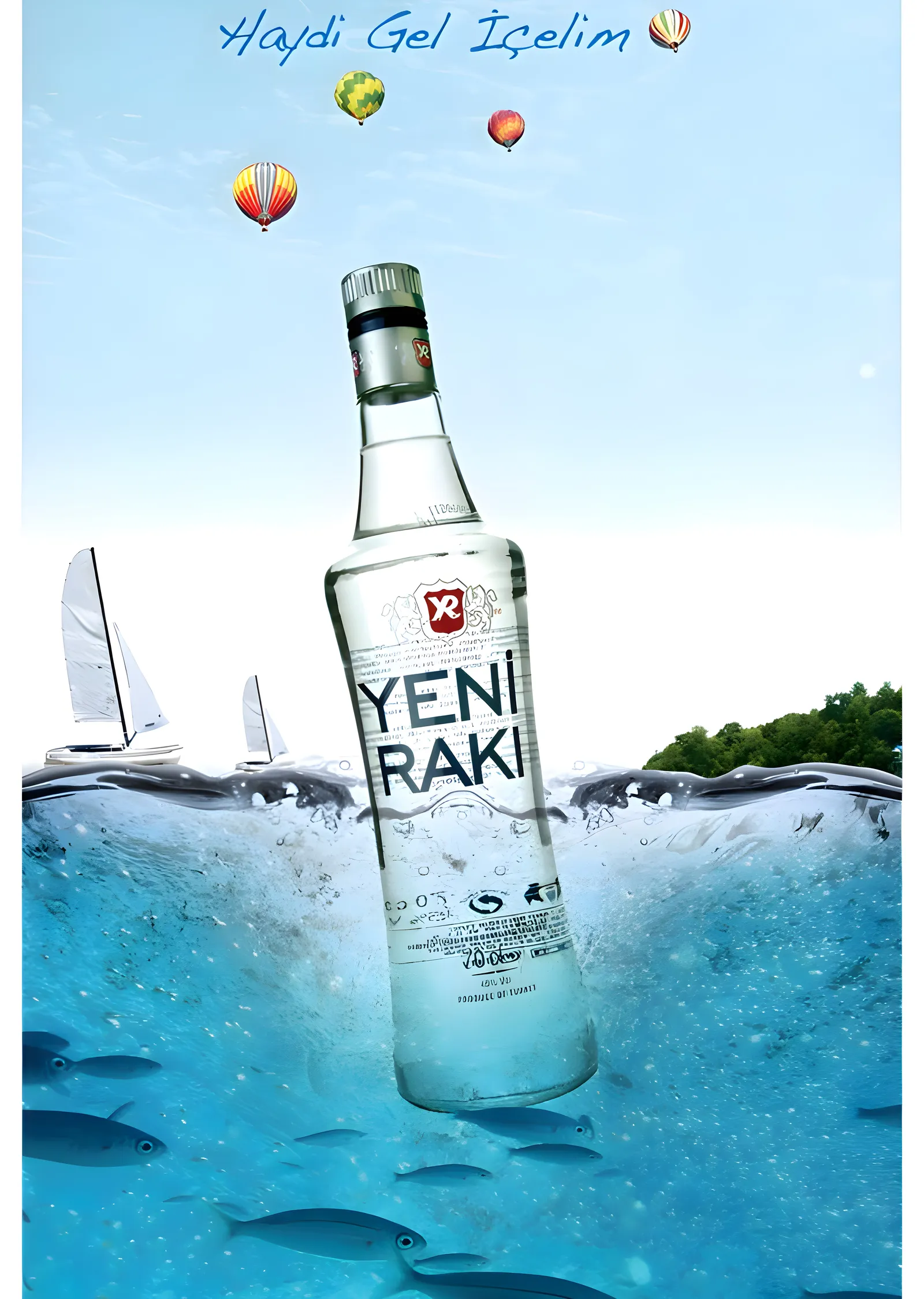 Yeni Rakı: Denizde metal tablo