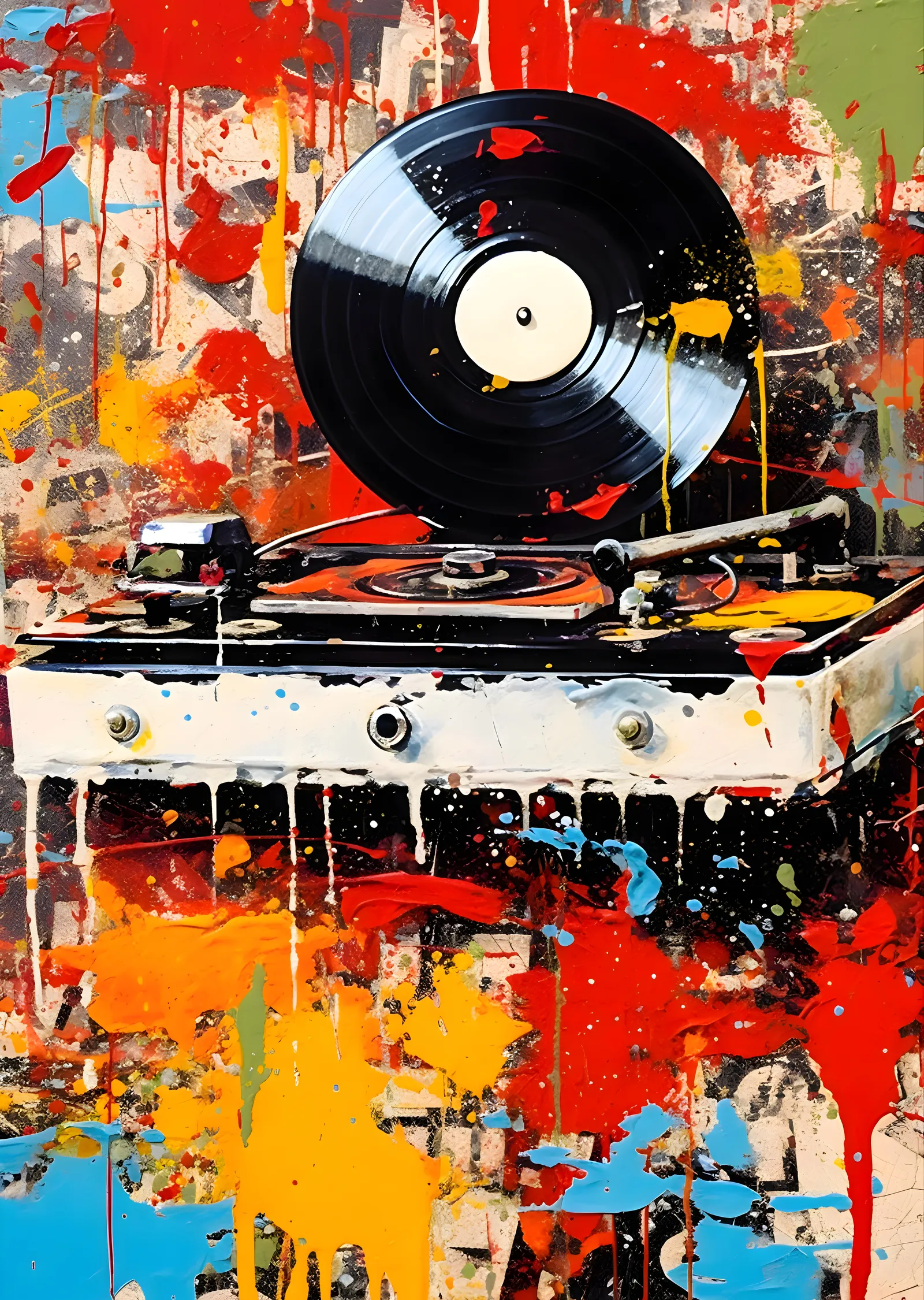 Pikap: Renkli Sanat metal tablo