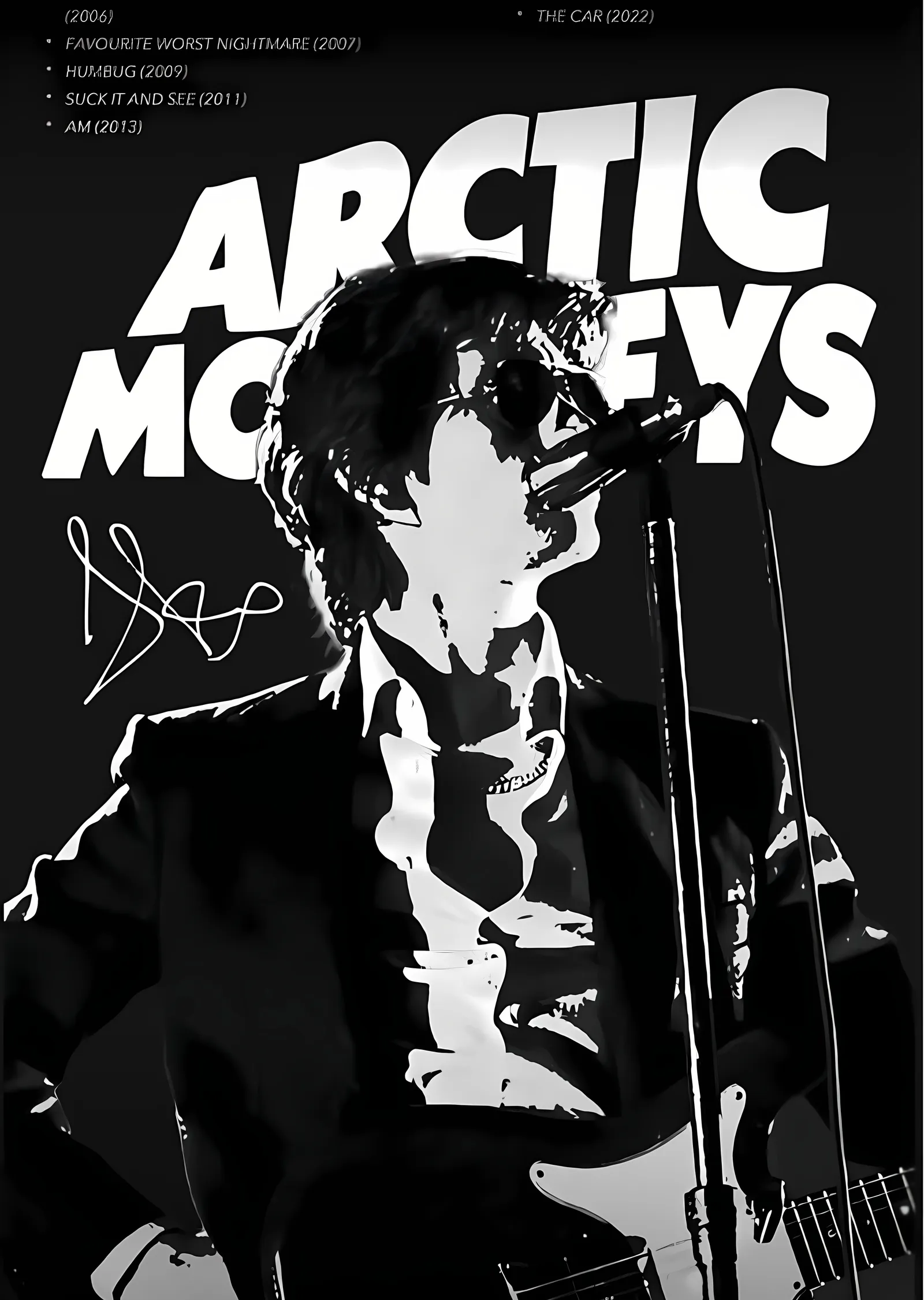 Arctic Monkeys: The Car metal tablo