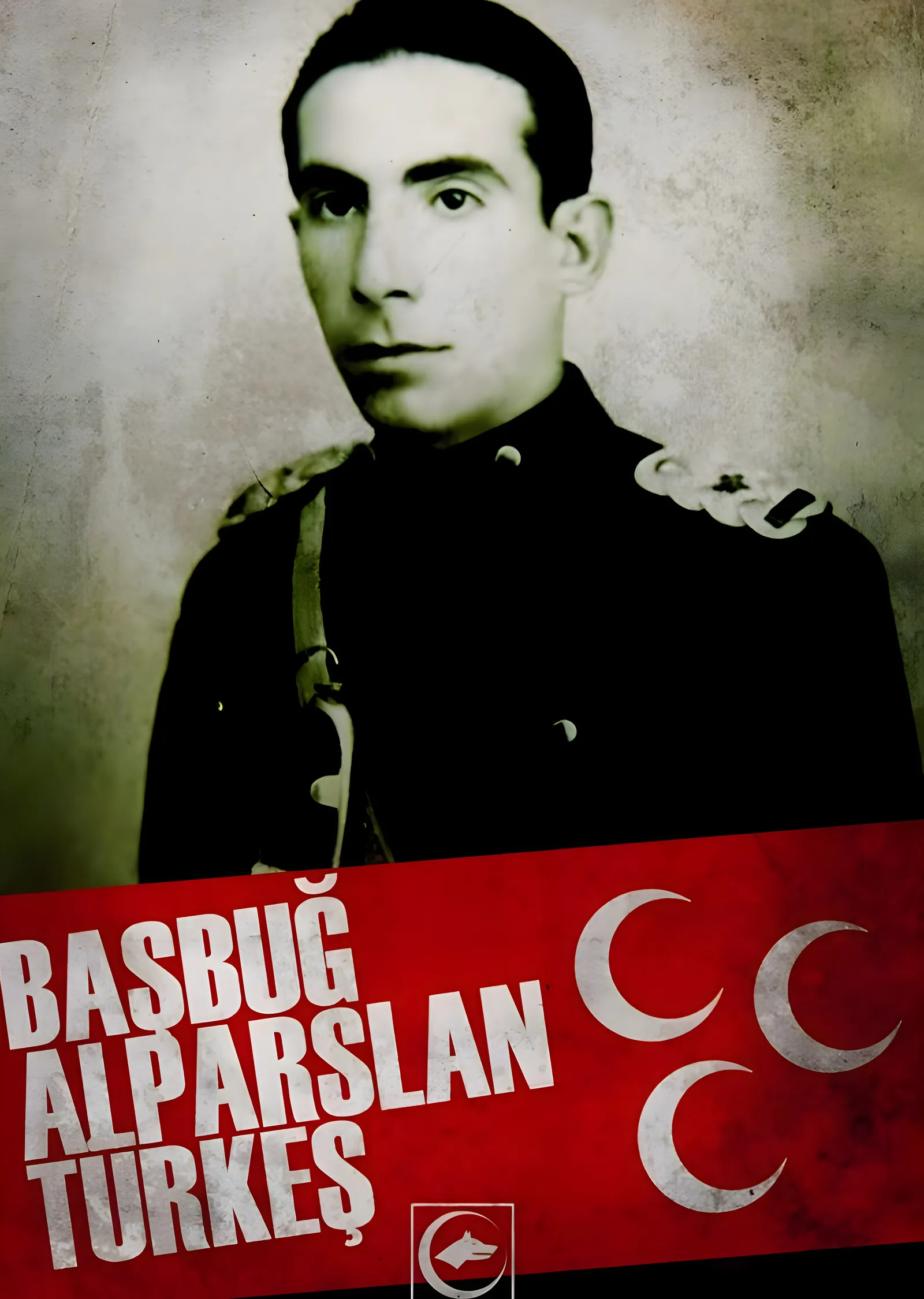 Alparslan Türkeş: Üç Hilal metal tablo