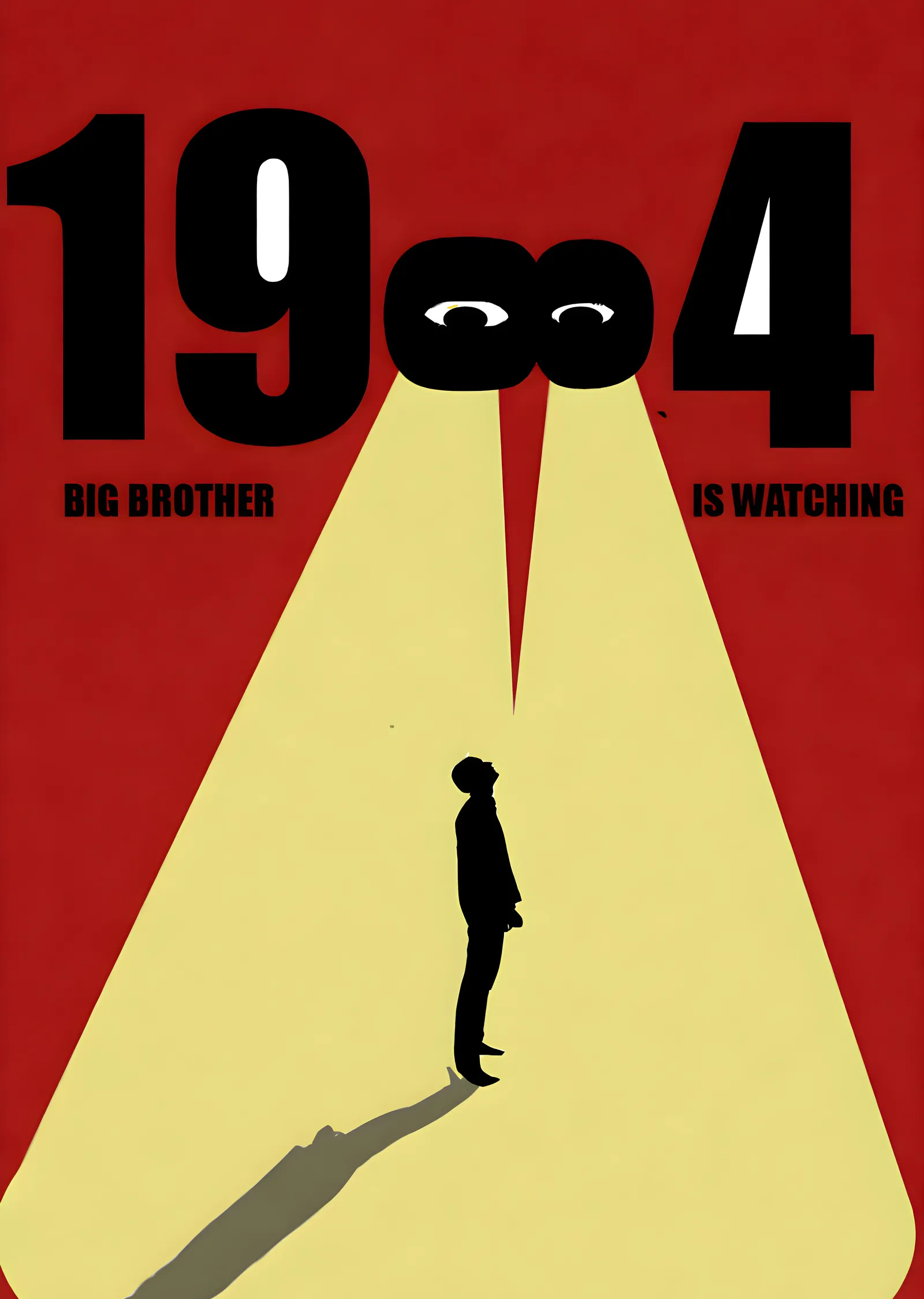1984: Big Brother is Watching metal tablo