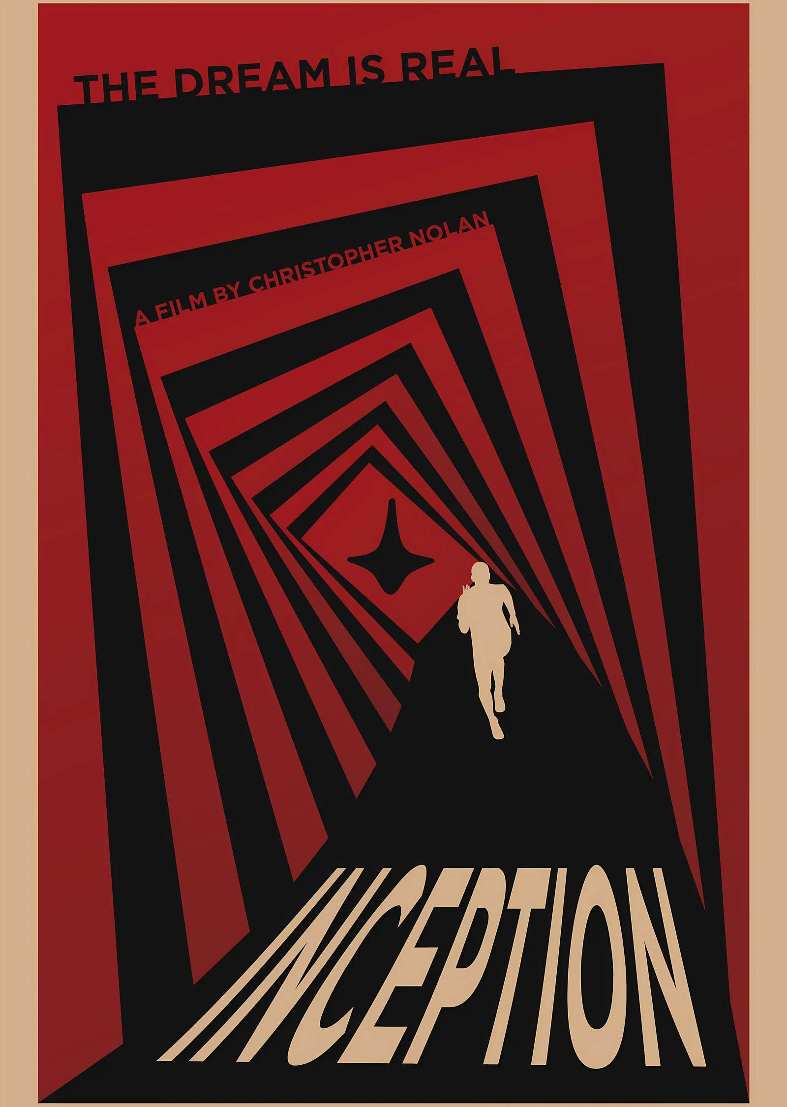Inception: The Dream is Real metal tablo