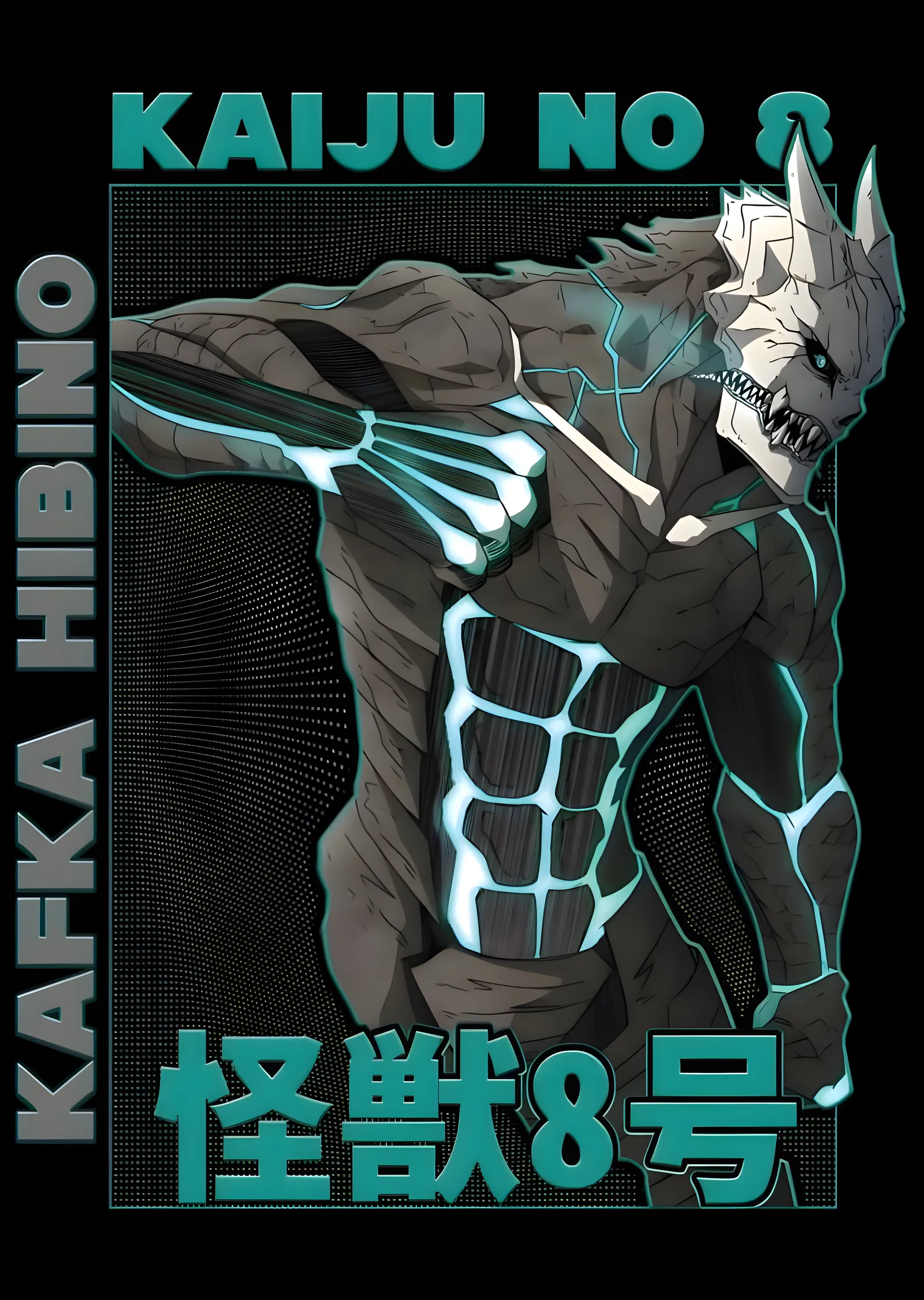 Kaiju No. 8: Kafka Hibino metal tablo