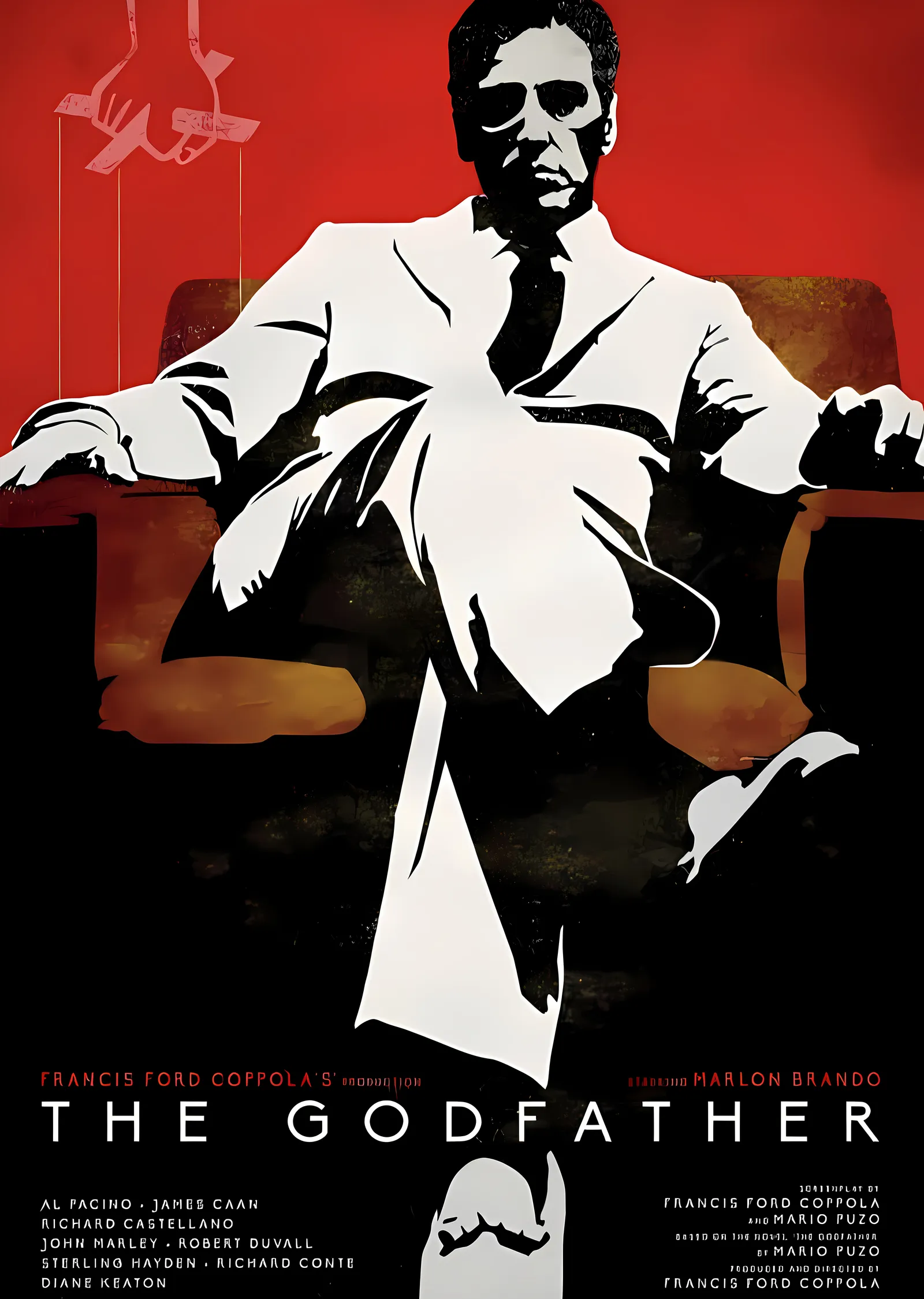The Godfather: Don Corleone metal tablo