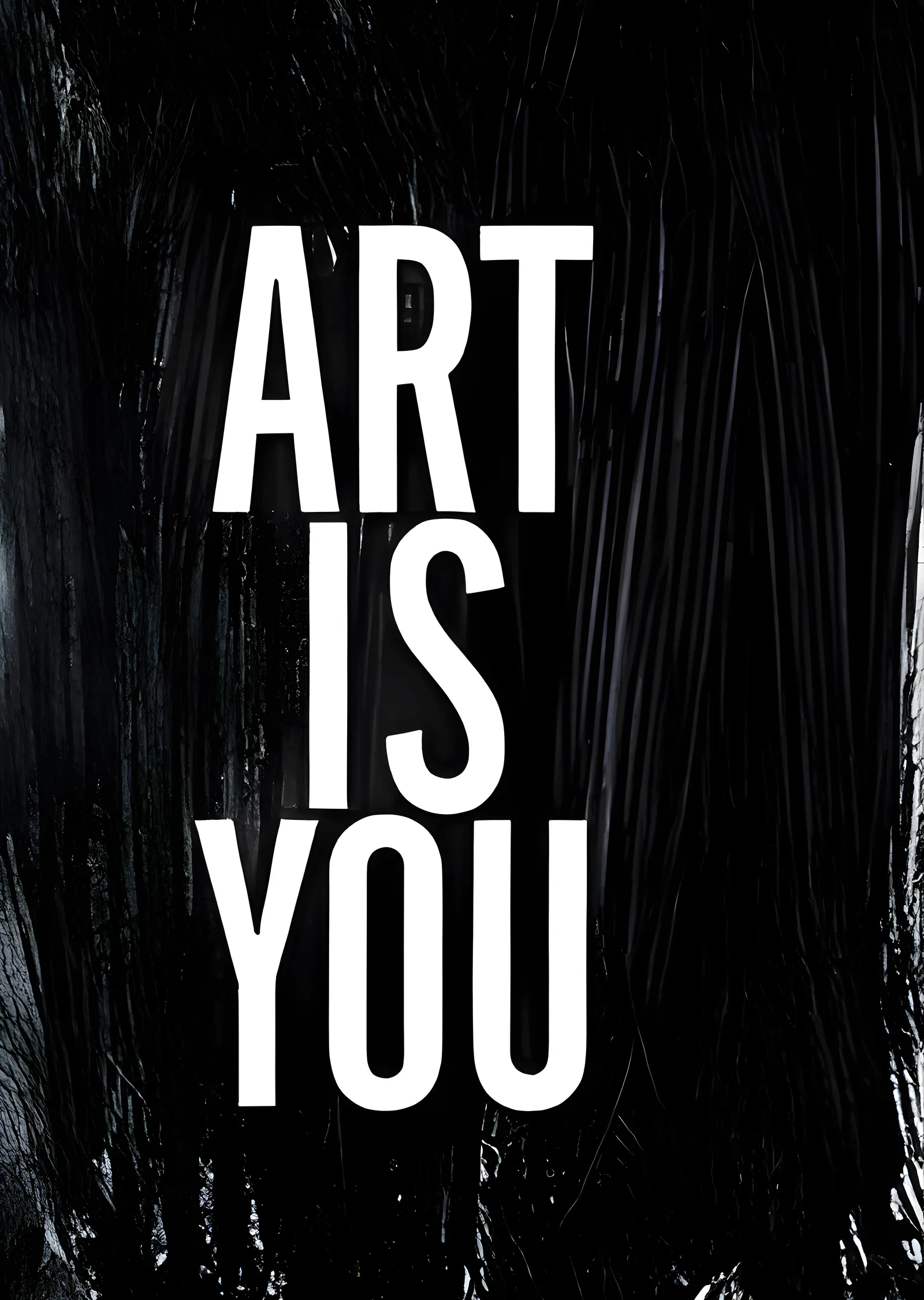 Art Is You metal tablo