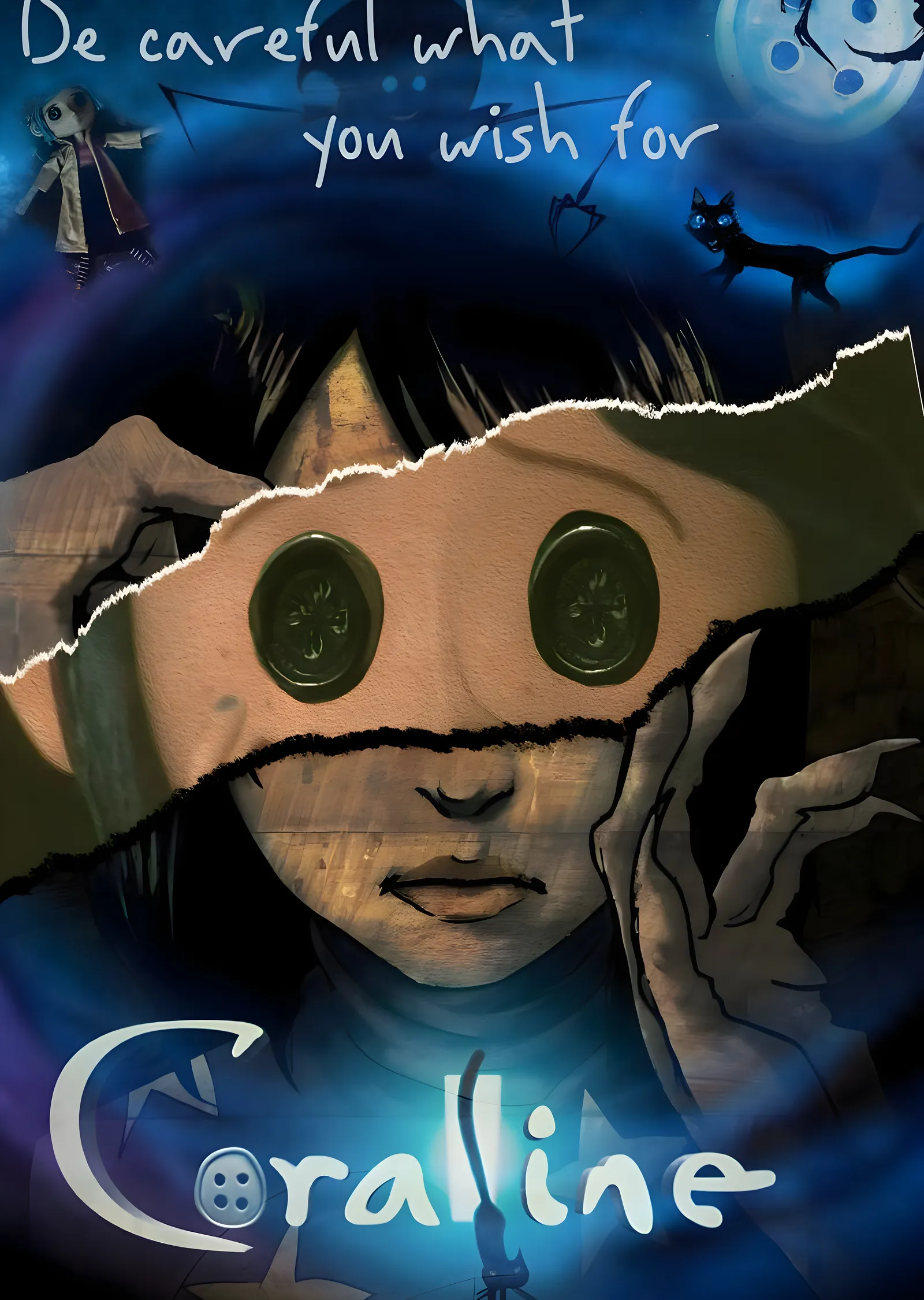 Coraline: Öteki Dünya metal tablo