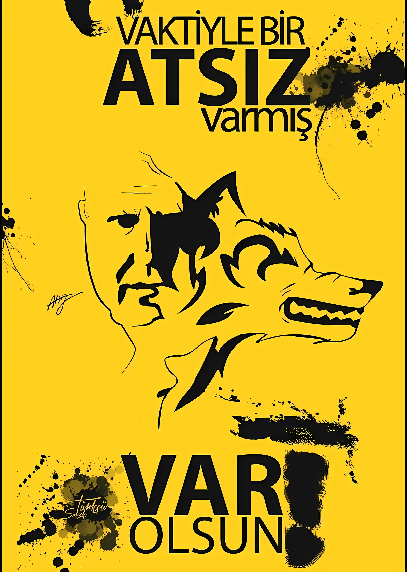 Atsız: Var Olsun! metal tablo