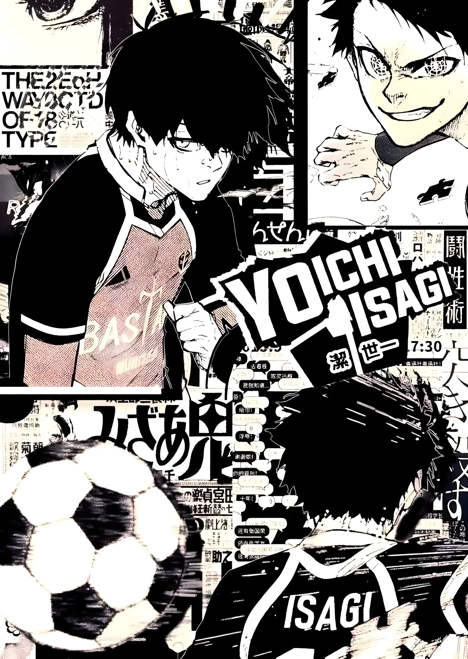 Yoichi Isagi: Blue Lock'un Golcüsü metal tablo