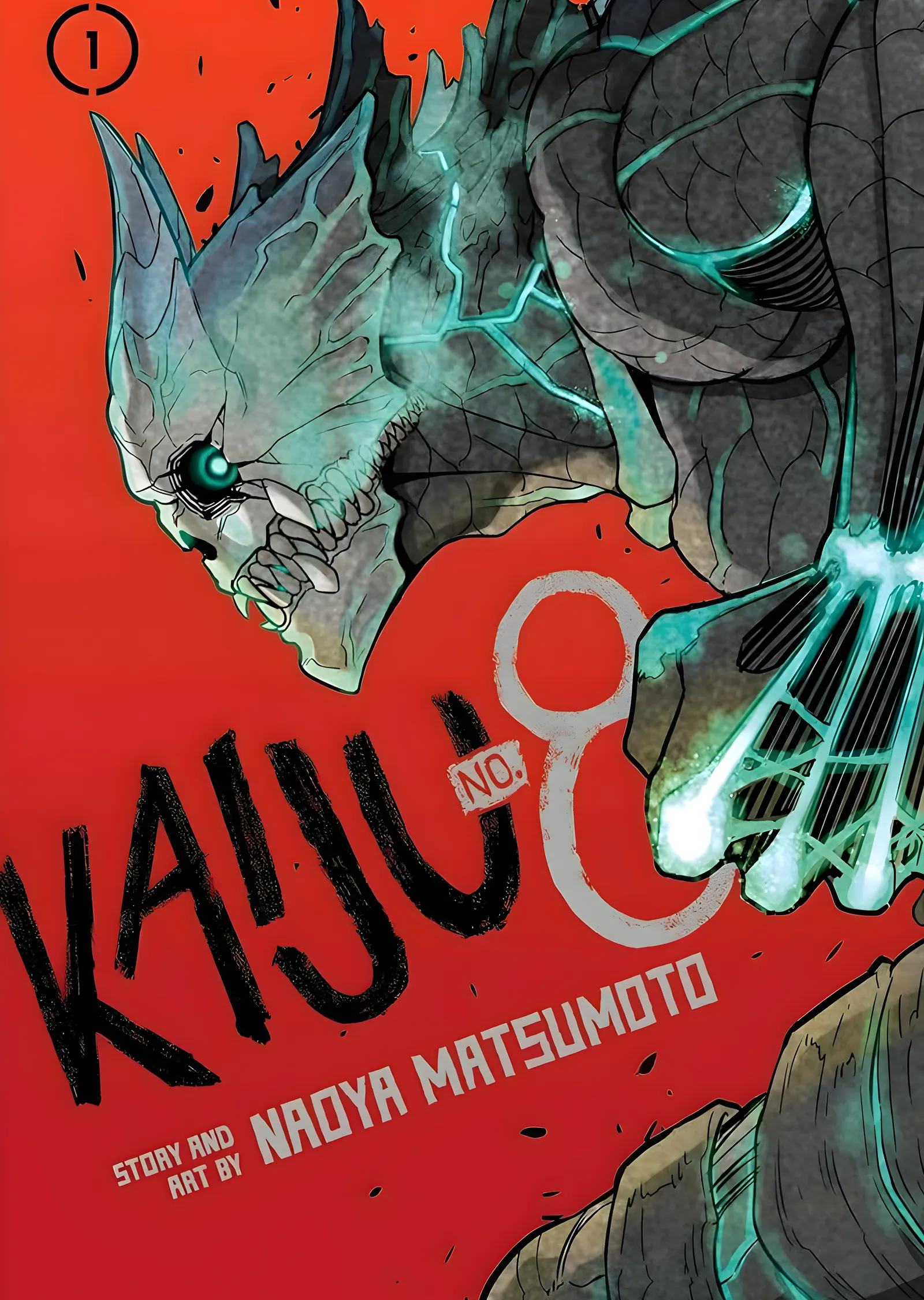 Kaiju no. 8 metal tablo
