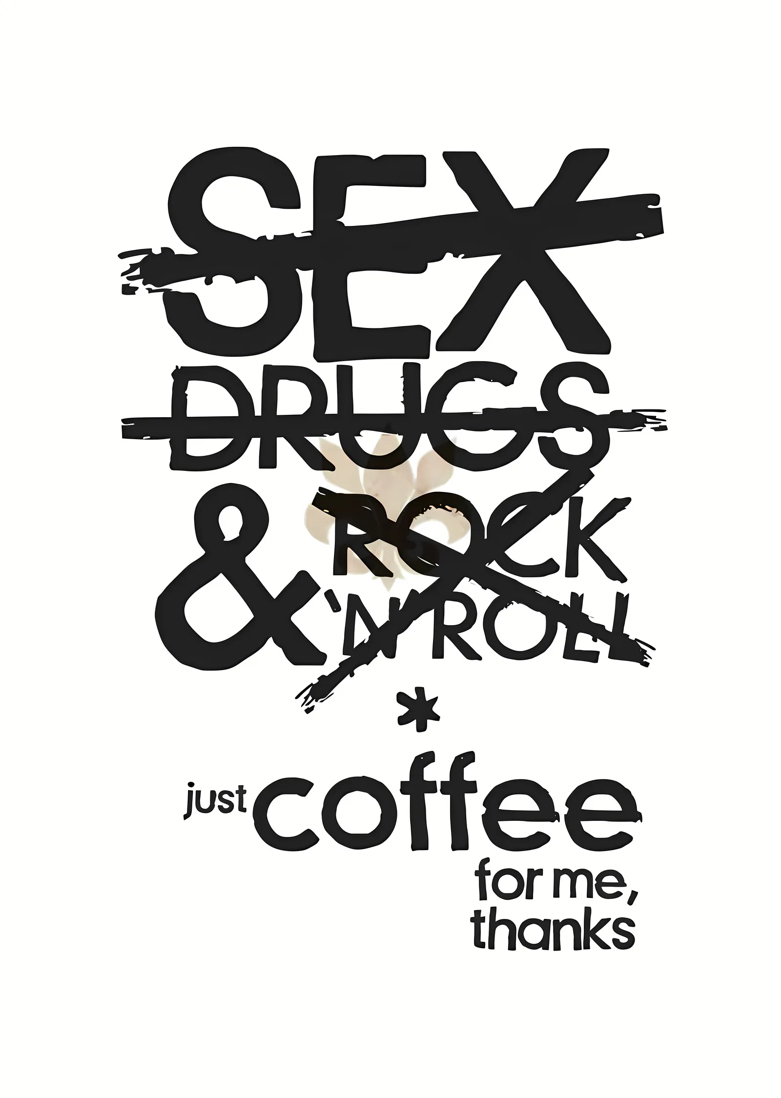 Just Coffee for Me metal tablo