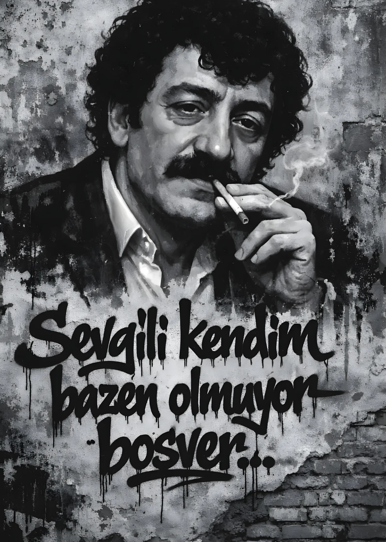 Müslüm Gürses: Sevgili Kendim metal tablo