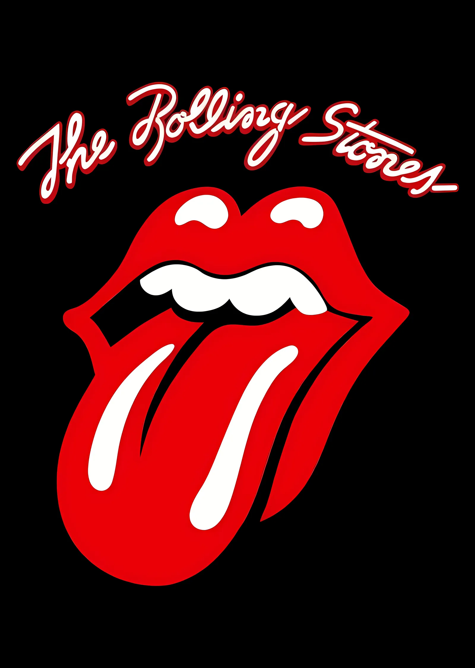 The Rolling Stones Logo metal tablo