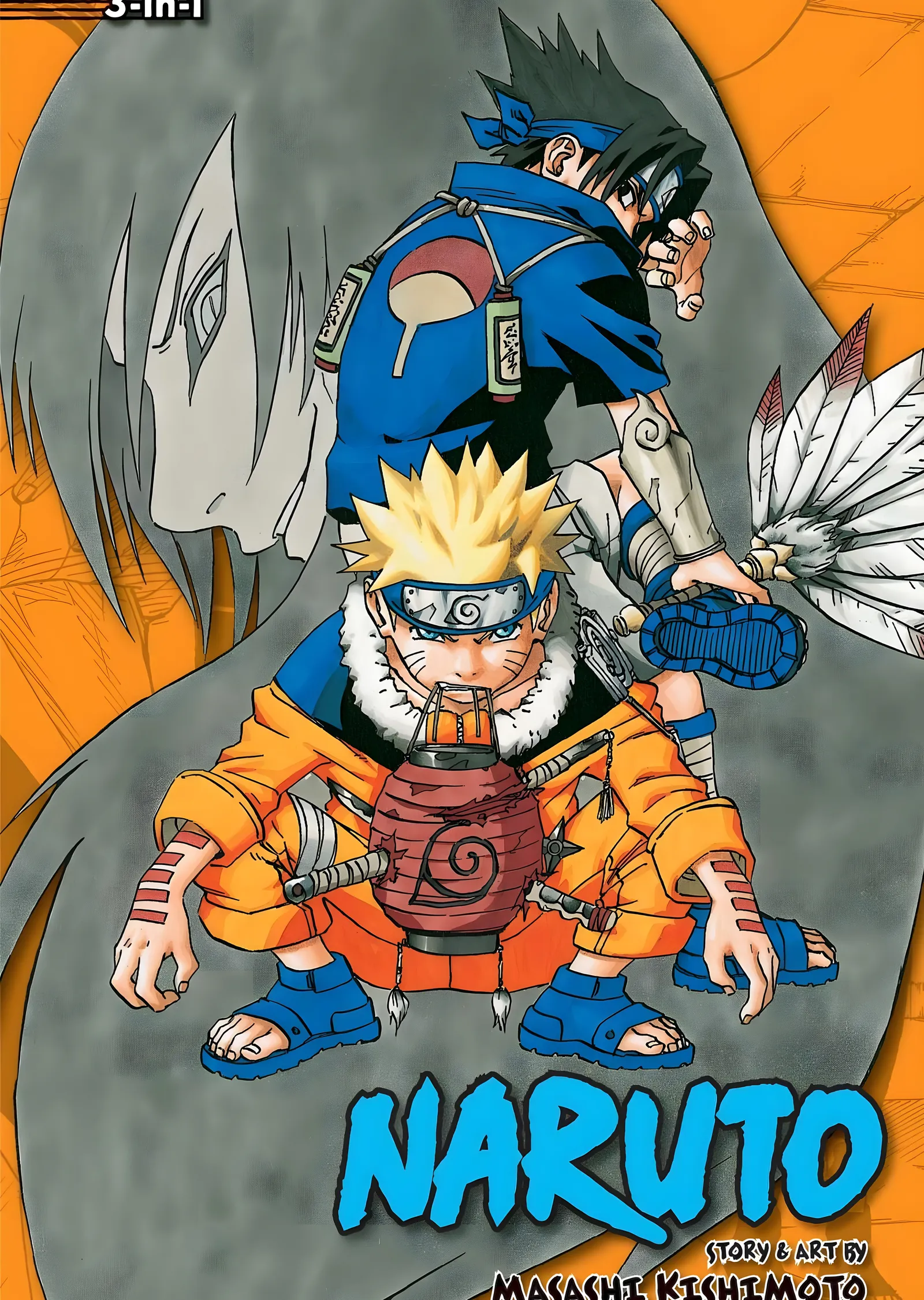 Naruto 3-in-1 Vol. 3 metal tablo