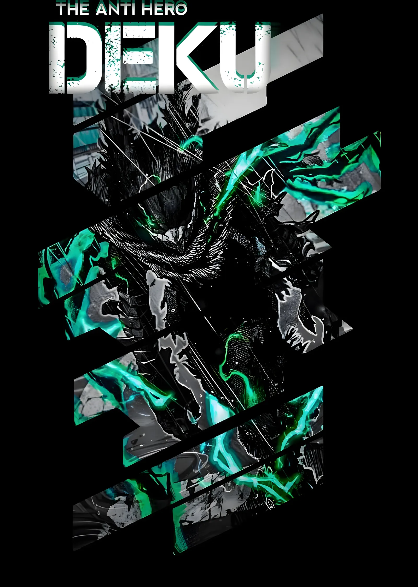 The Anti Hero Deku metal tablo