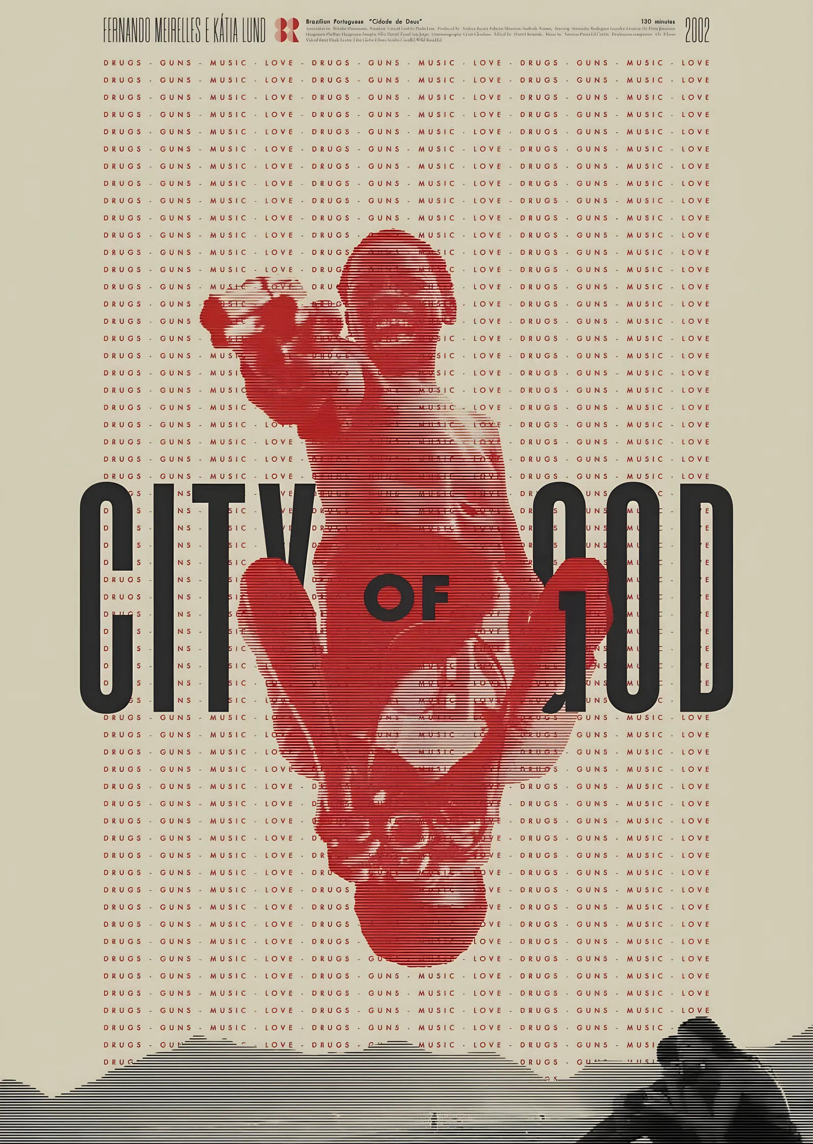 City of God: Rio'nun Yeraltı metal tablo