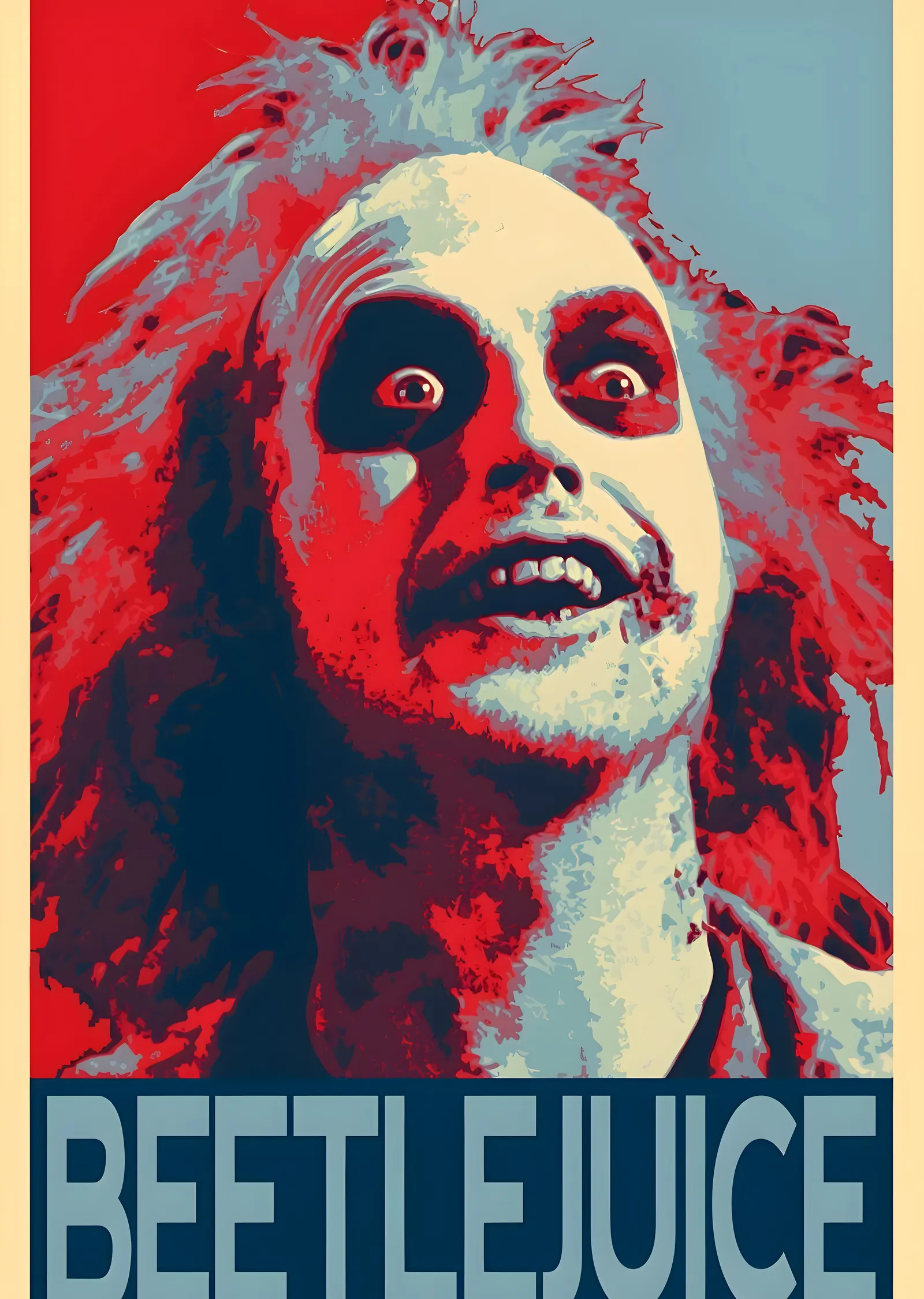 Beetlejuice: Hayalet Avcısı metal tablo